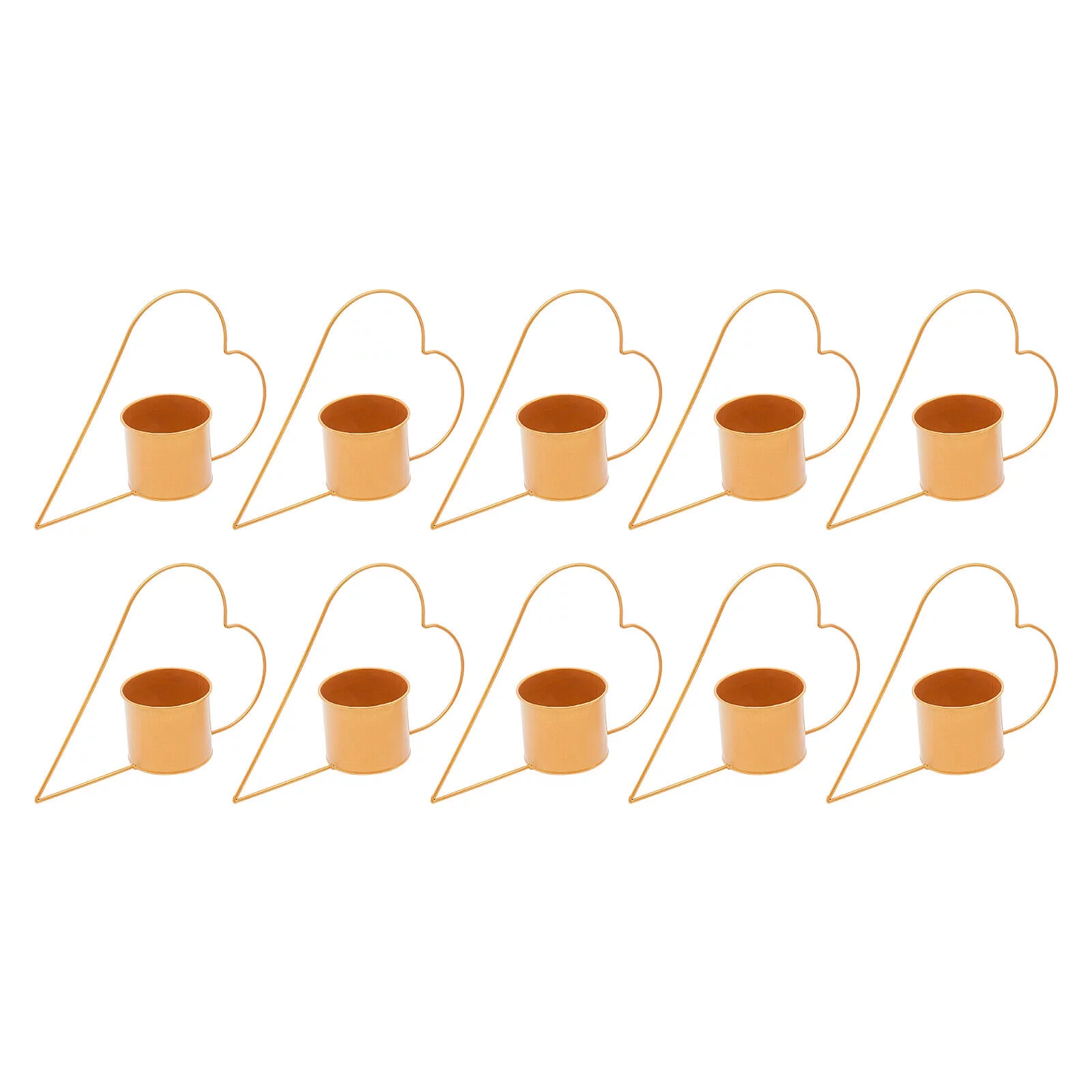 10pcs Modern Gold Geometric Iron Flower Vases Tabletop Metal Wedding Centerpieces Stand