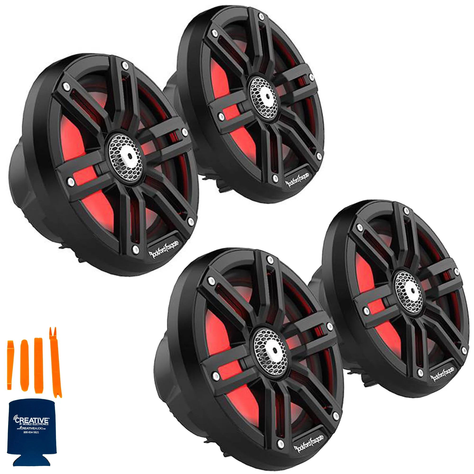 Rockford Fosgate 2 Pair M2-65B M2 Series 6.5