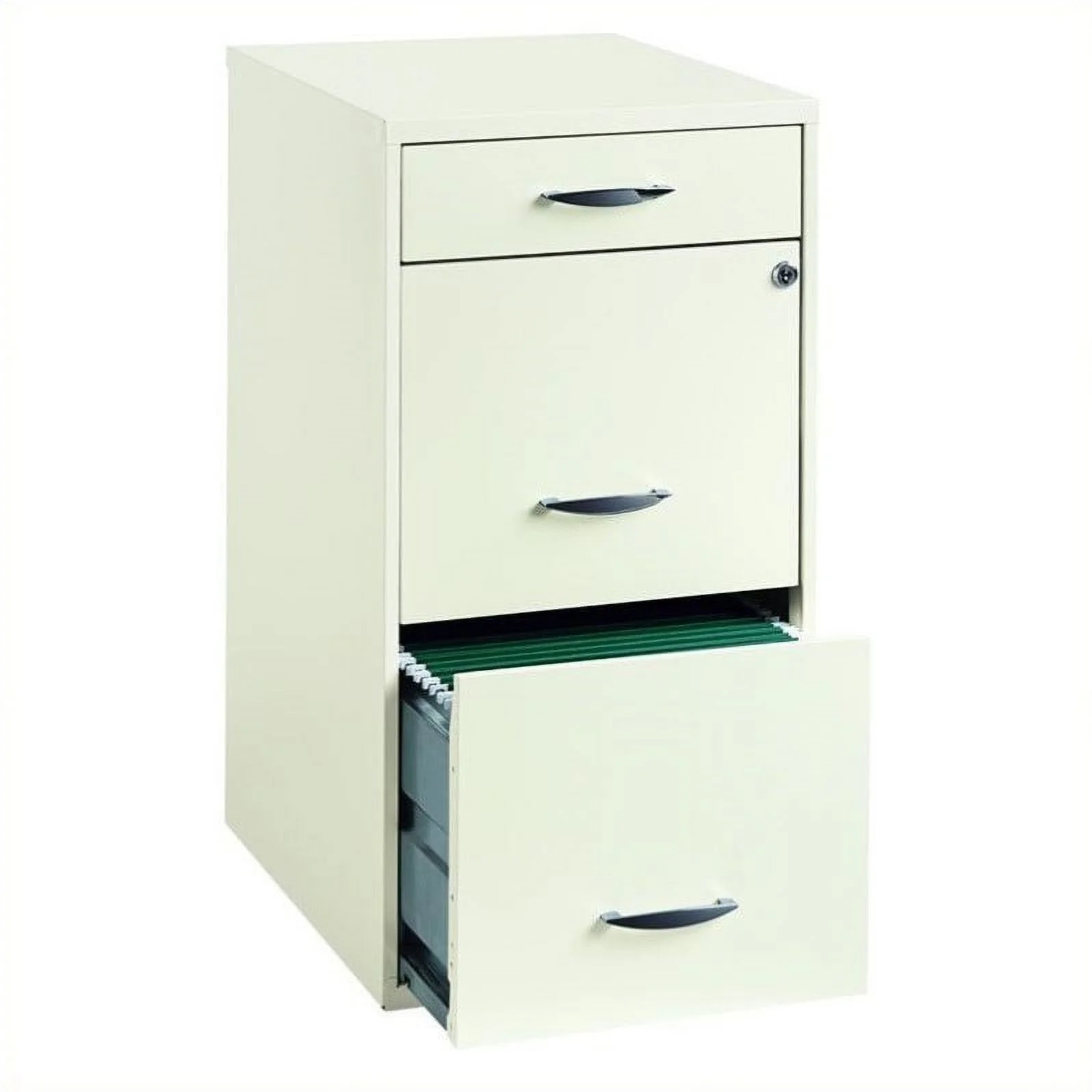 2 Piece Drawer File Cabinet and Mobile Adjustable File Caddy Set
