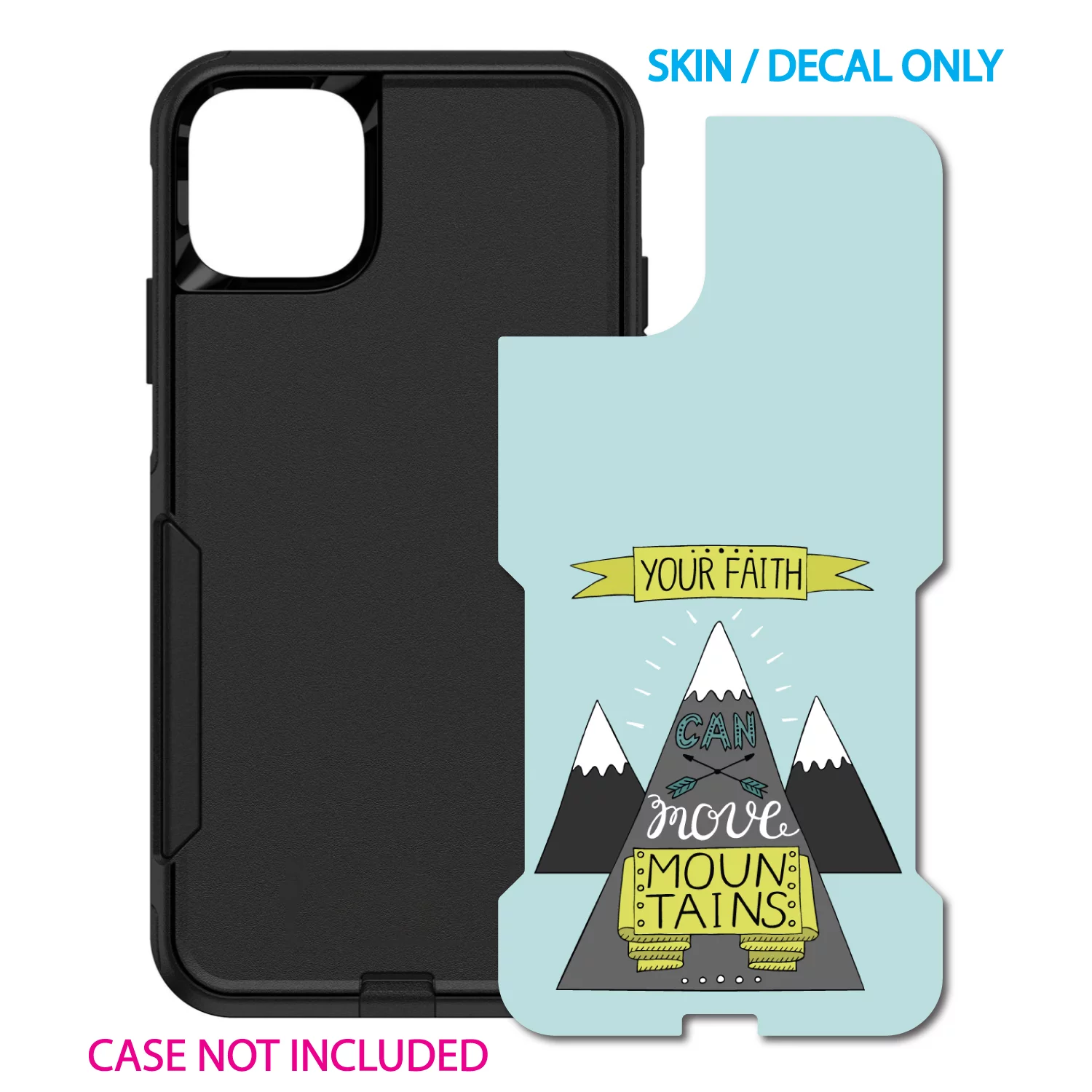 DistinctInk Custom SKIN / DECAL compatible with OtterBox Commuter for iPhone 11 Pro (5.8
