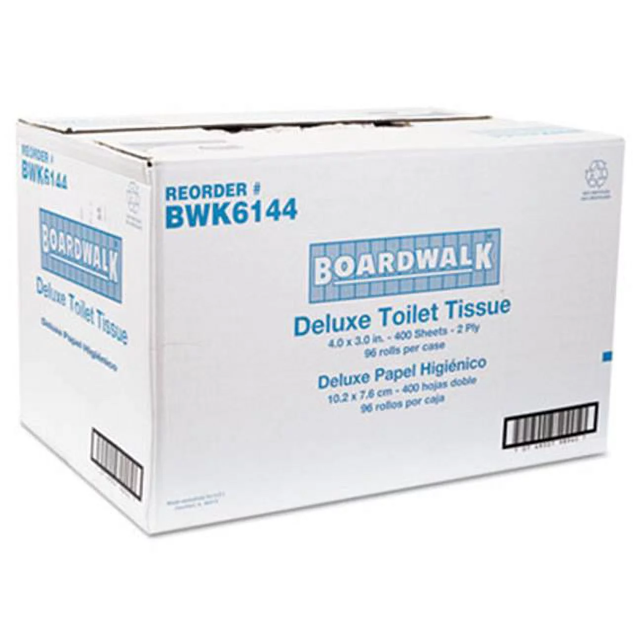 Boardwalk  Two-Ply Toilet Tissue  White  400 Sheets-Roll  96-CT
