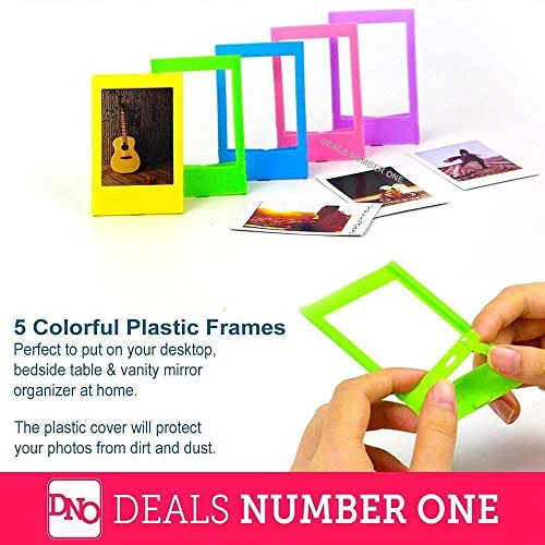 Fujifilm Instax Mini 11 Camera with Fujifilm Instant Mini Film (20 Sheets) Bundle with Deals Number One Accessories Including Carrying Case, Color Filters, Photo Album, Stickers + More (Lilac Purple)