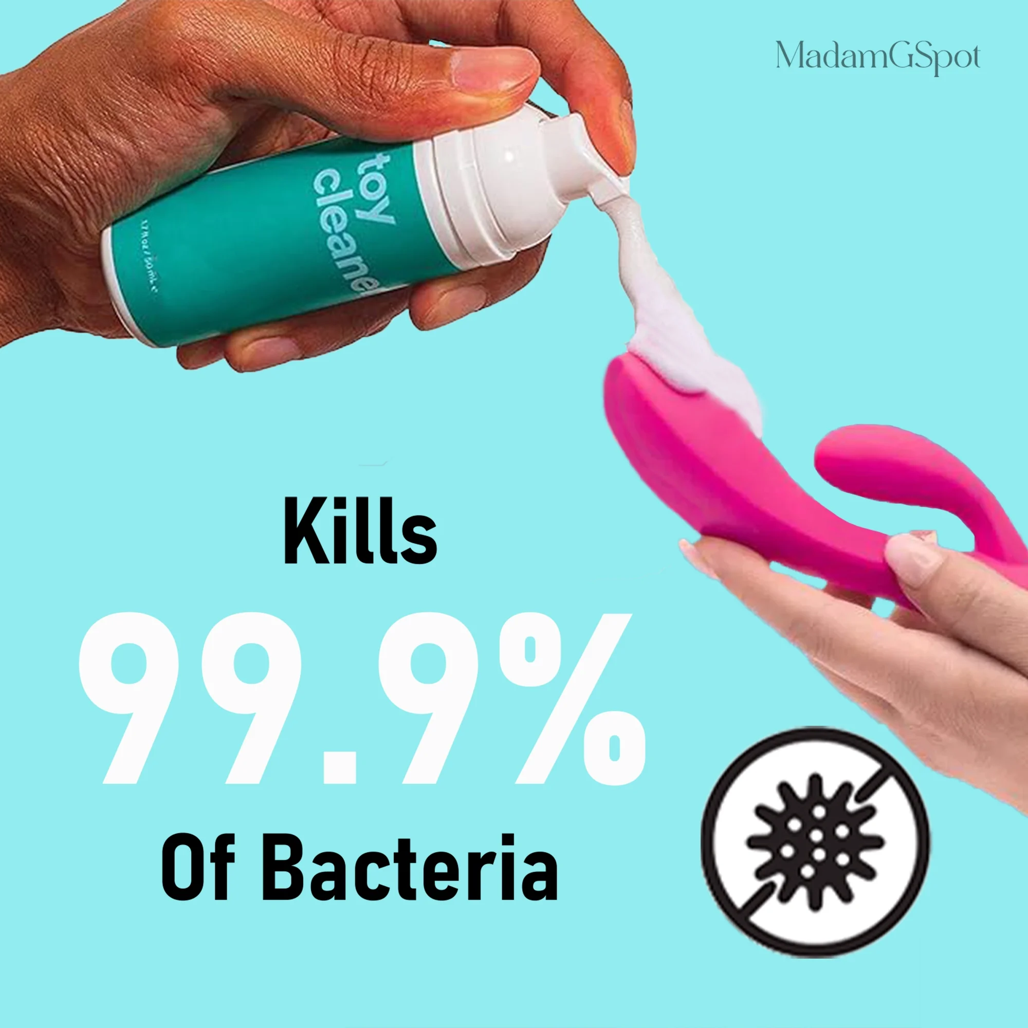 MadamGSpot But Plug Sex Toys, Anal Toy Cleaner, Lubricant Gel 6.8 oz,