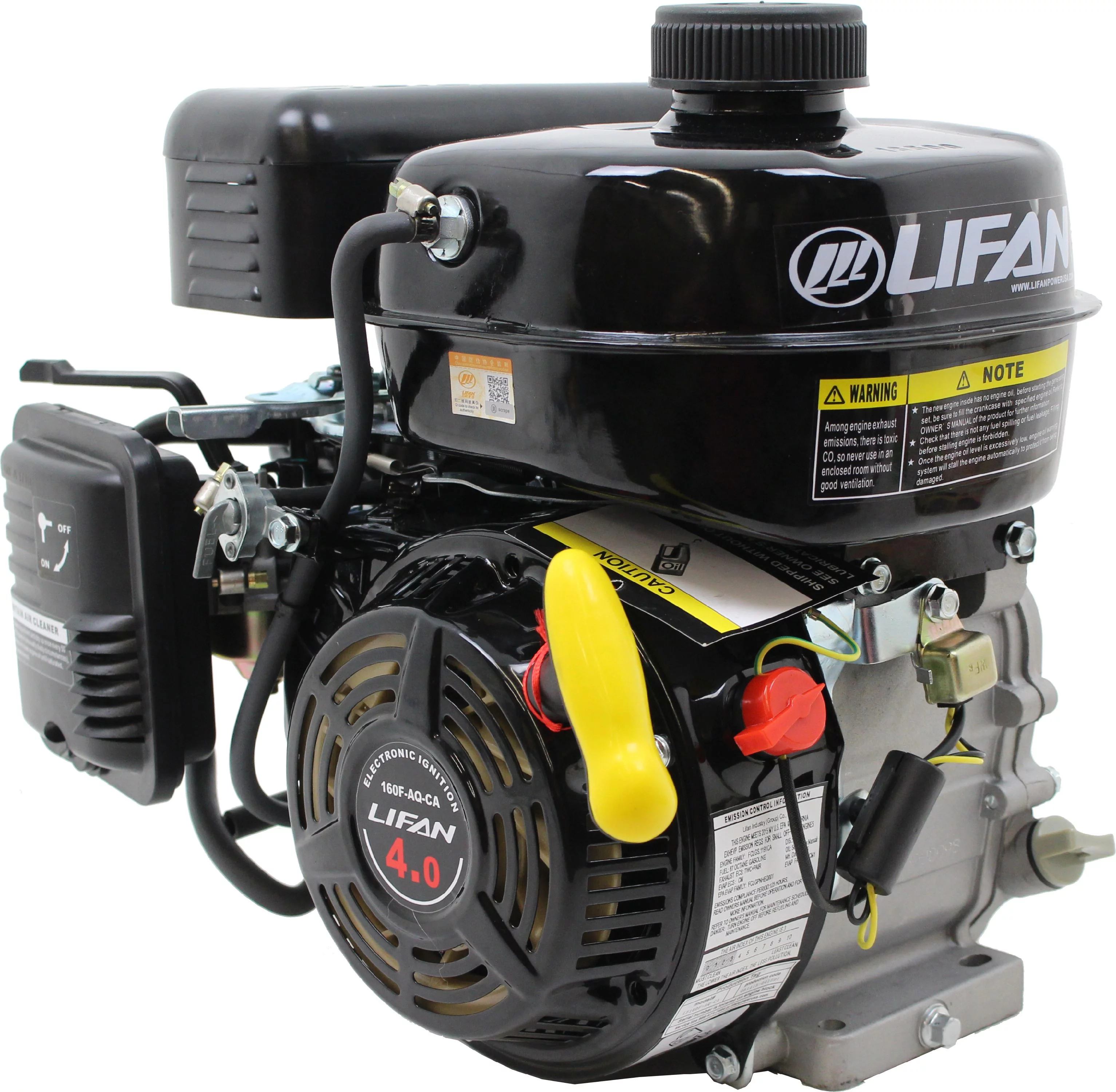 Lifan 4HP Recoil Start Horizontal Shaft Engine