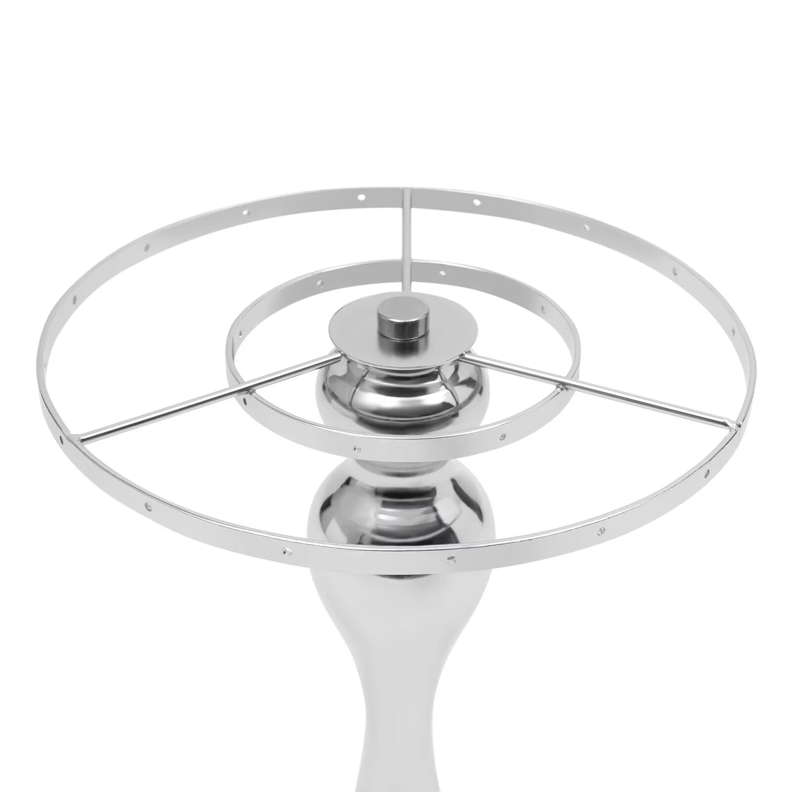 Silver Metal Flower Vases Crystal Flower Stand Wedding Centerpieces Party 10pcs