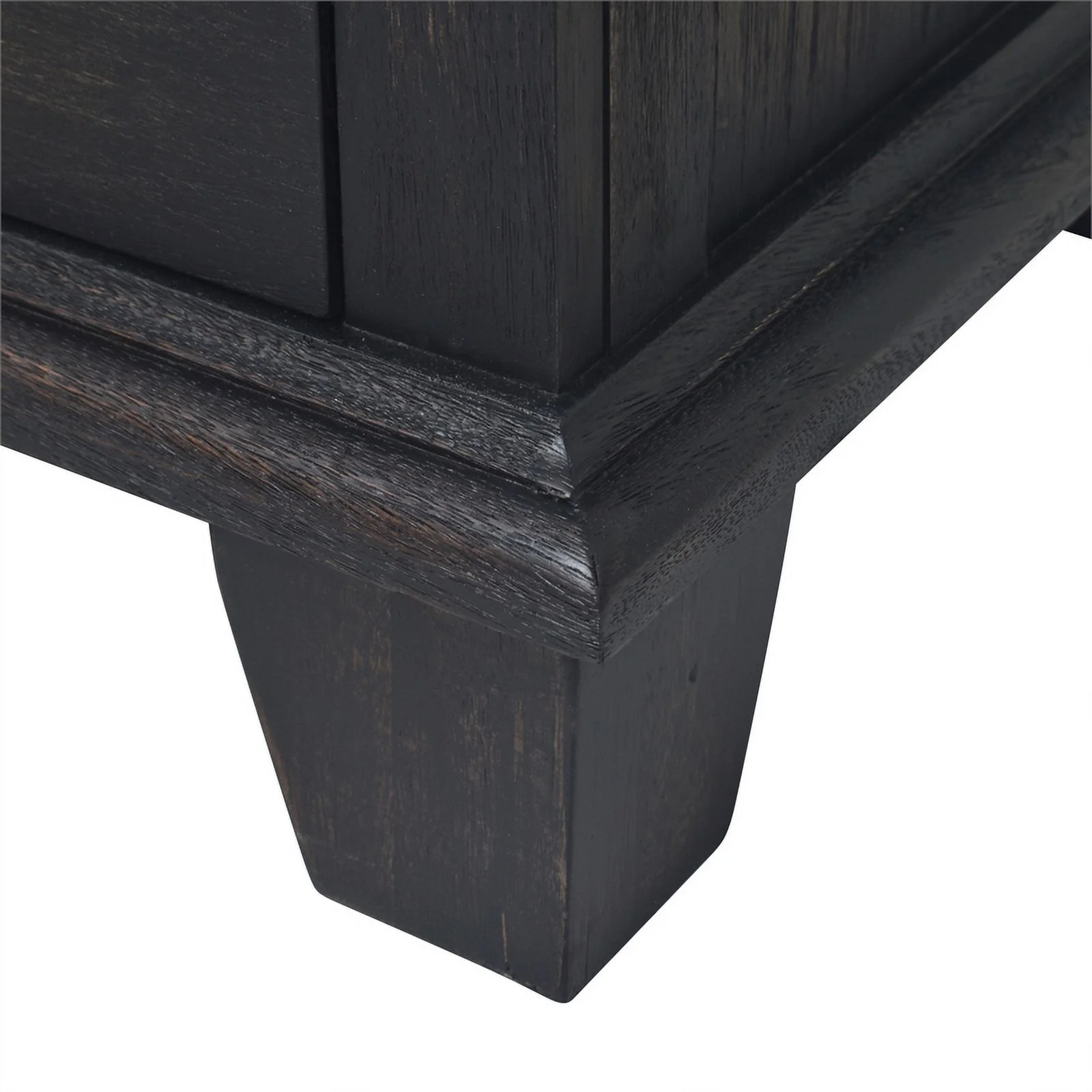 Home Square Two Drawer Wood Nightstand Set in Honey Brown (Set of 2)