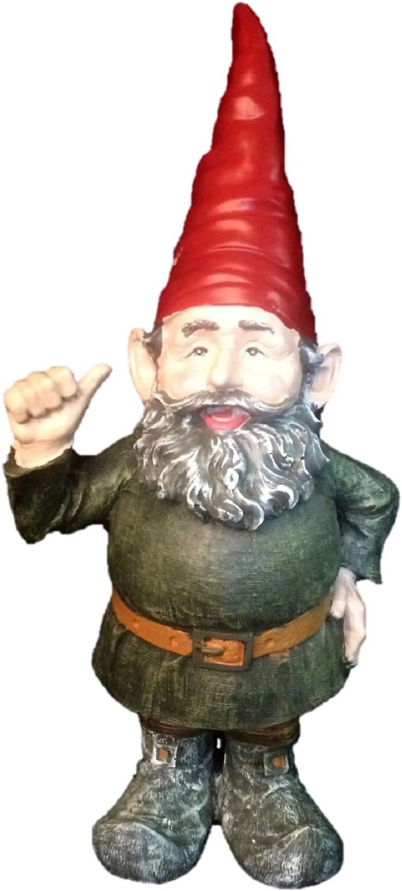 Rumple The Garden Gnome Thumbs Up Statue 34