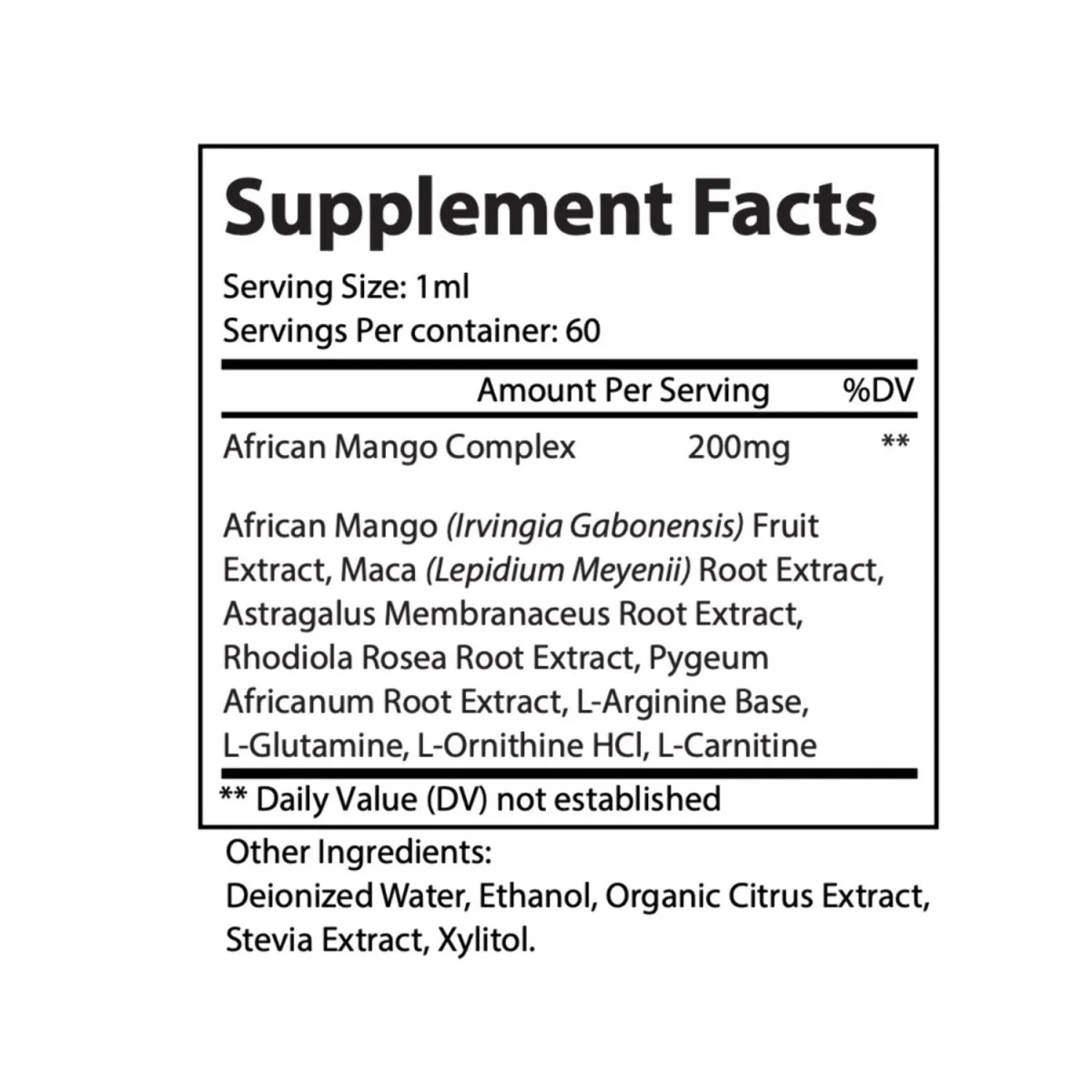 African Mango Wellness Drops - Diet Drops Suppress Appetite Boost Energy Fast Results 2oz | 4-Pack