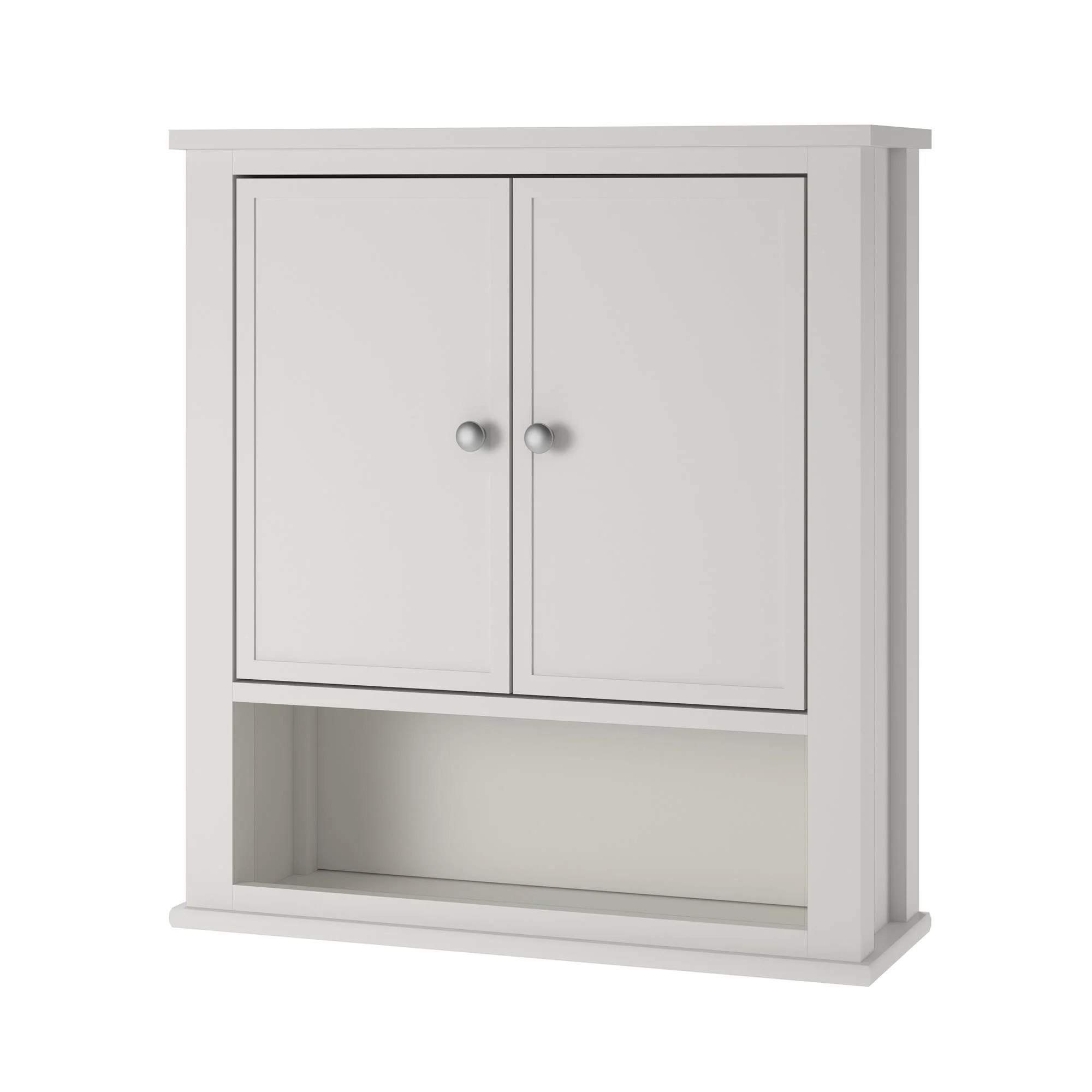 SystemBuild Franklin Wall Cabinet, Soft White