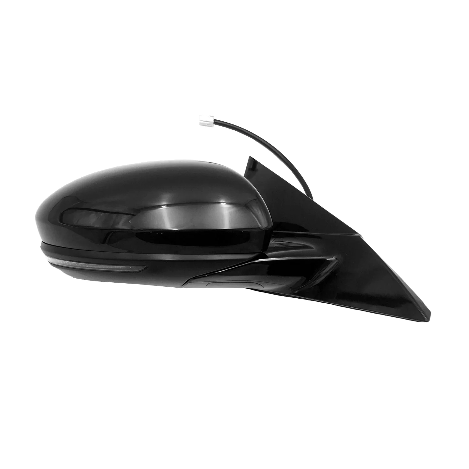 New Aftermarket  Premium Fit Gloss Black Passenger Side Door Mirror 963016CA1B CAPA fits 2019-2022 Nissan Altima