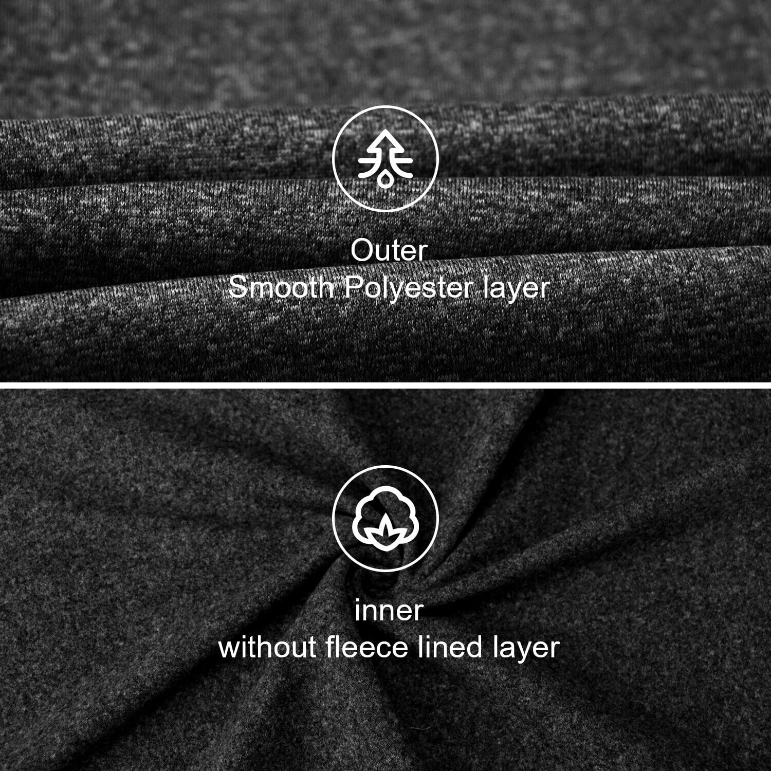 Men Winter Fleece Lined Cotton 99% Thermal Long Johns Top Bottom Underwear Set