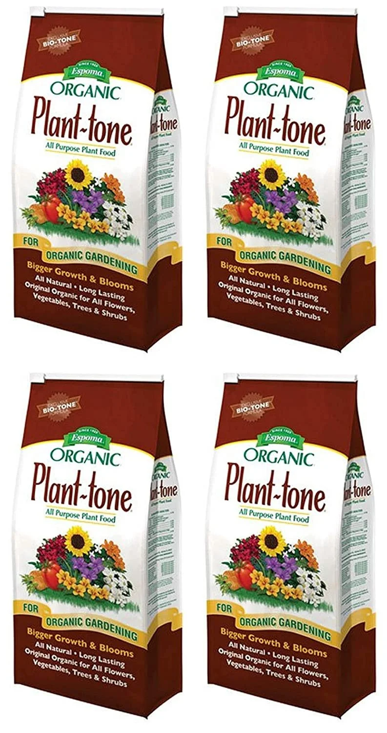 Espoma PT4 4-Pound Plant-Tone Organic 5-3-3 Plant Food Pack of 4