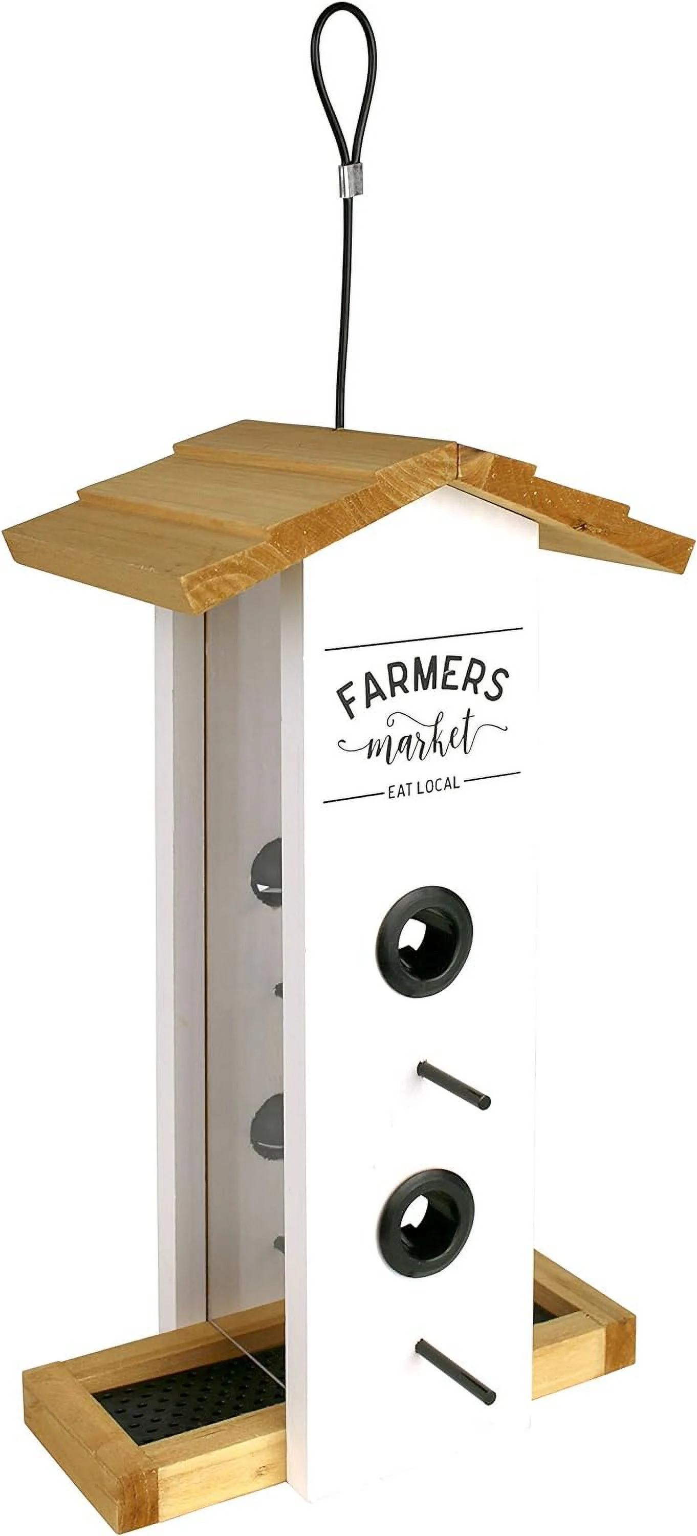 Farmhouse Vertical Feeder, White