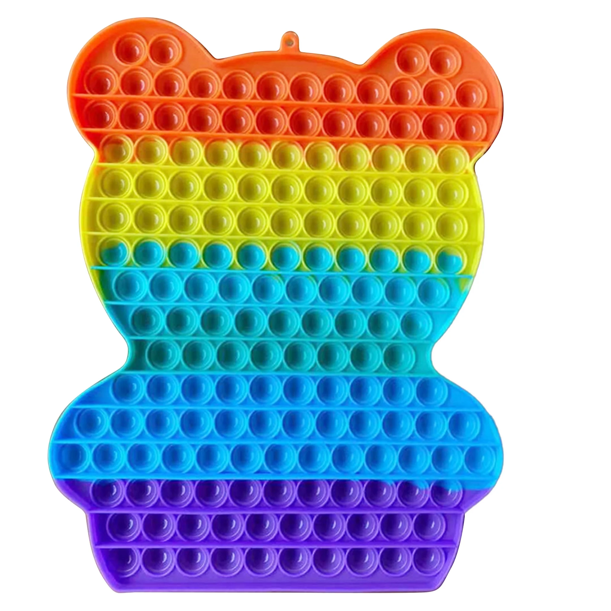 Mialoley Push Bubble Fidget Toy, Cute Bear Astronaut Shape Sensory Toy