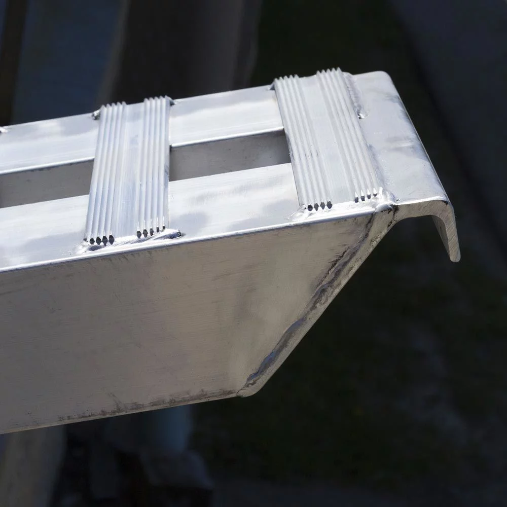 120in x 16in Heavy Duty Equipment Loading Ramps 10,000 lb Capacity Hook-End