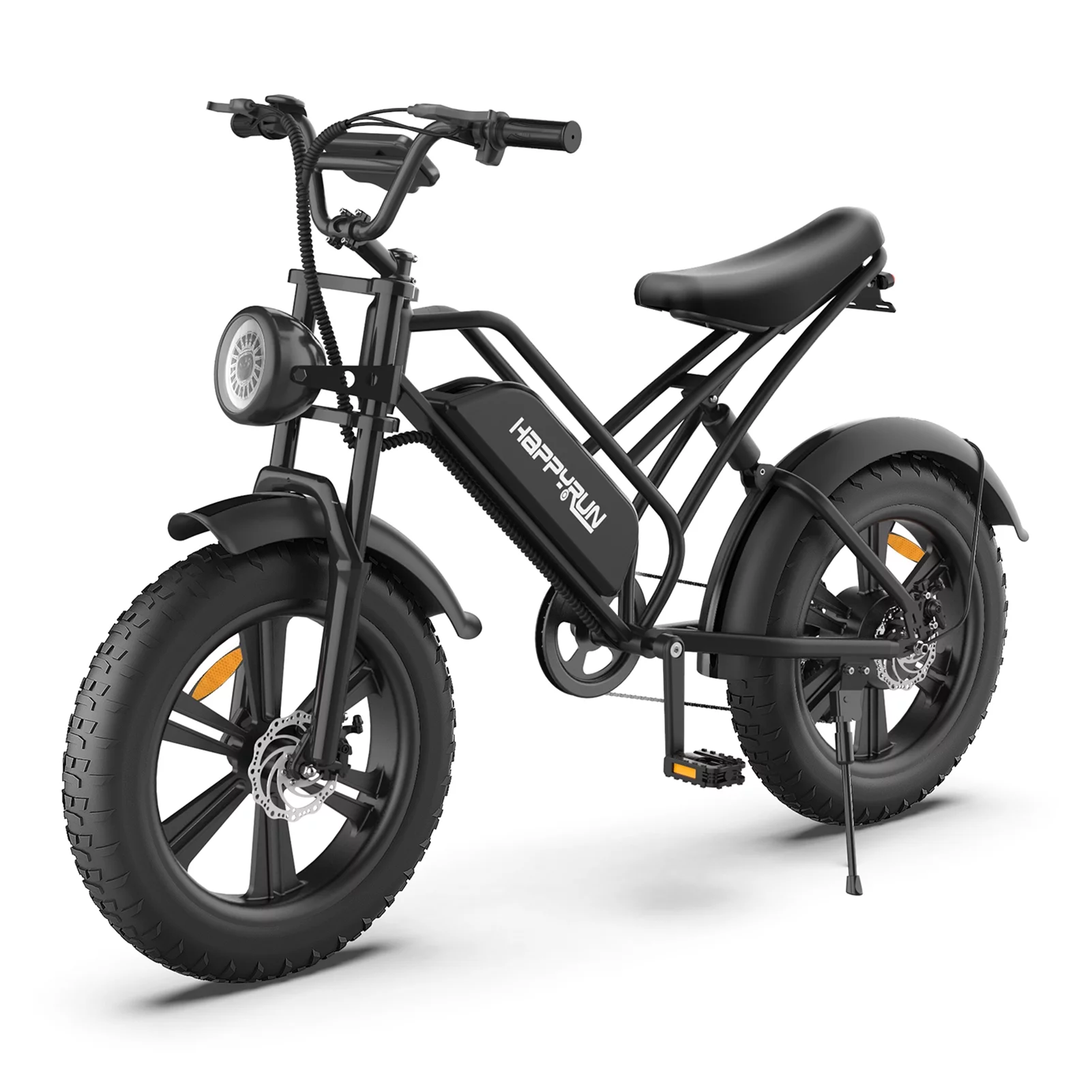 HAPPYRUN Bicycle,Bike With 48v 20*4.0'' Fat Tire Removable Battery 7 18ah Removable Battery Bike E Bike Tire Bike E Bike 750w 20*4.0'' 750w 20*4.0'' Fat Battery 7 Speed E Bike With 48v 18ah Removable