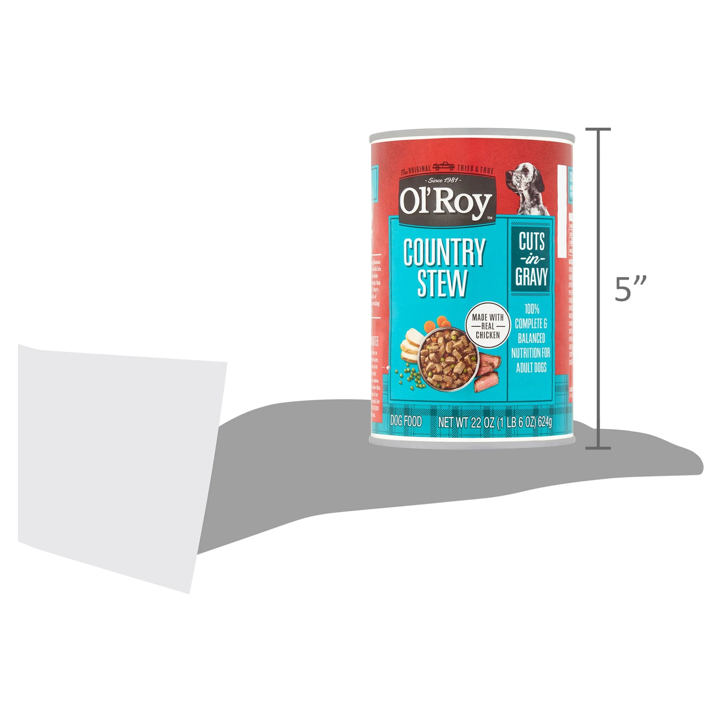 (12 pack) Ol' Roy Country Stew Cuts in Gravy Wet Dog Food, 22 oz Can