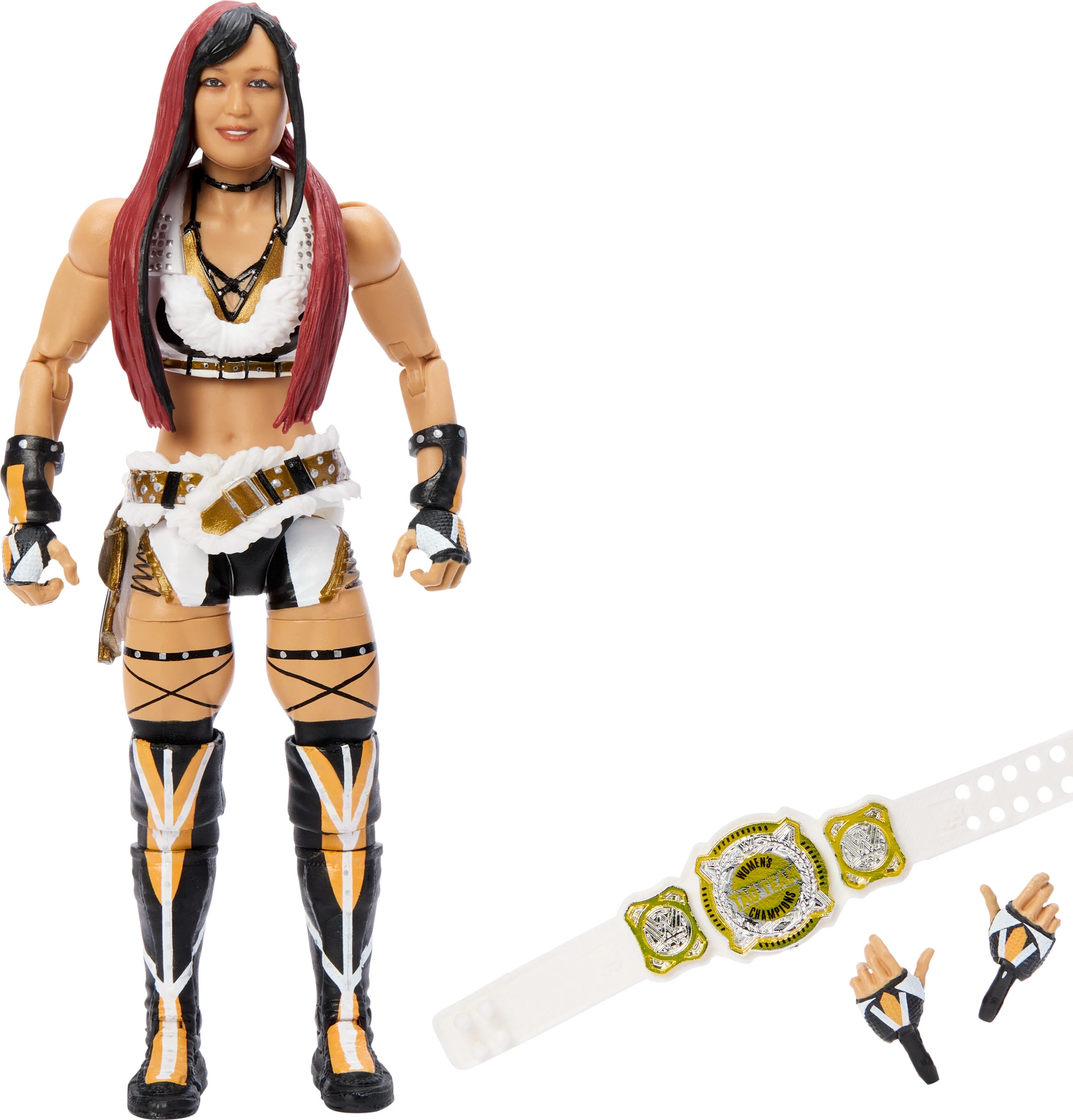 WWE Elite Iyo Sky Action Figure, 6-inch Collectible Superstar with Articulation & Accessories
