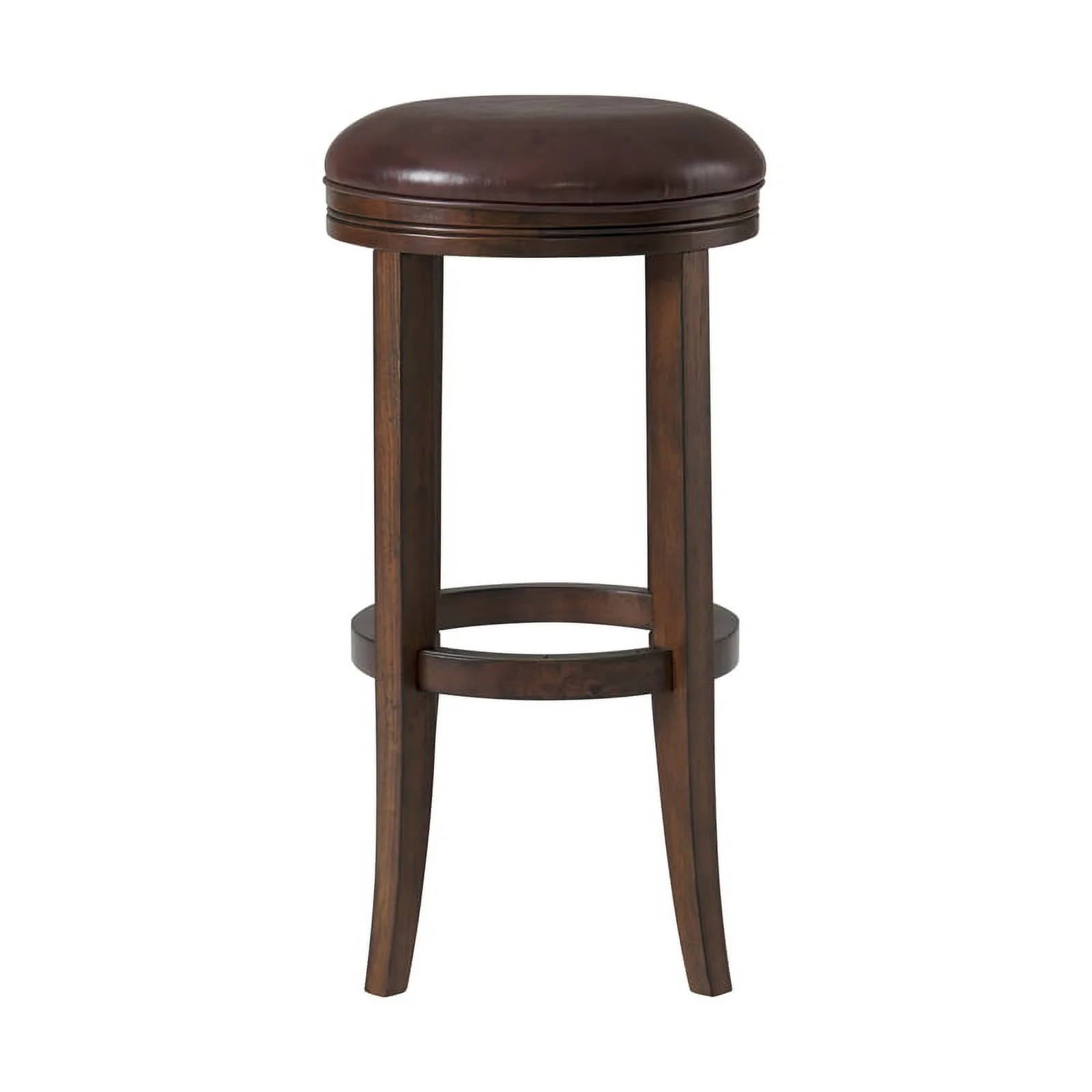 Alaterre Furniture Natick Bar Height Stool - Distressed Walnut - Set of 2