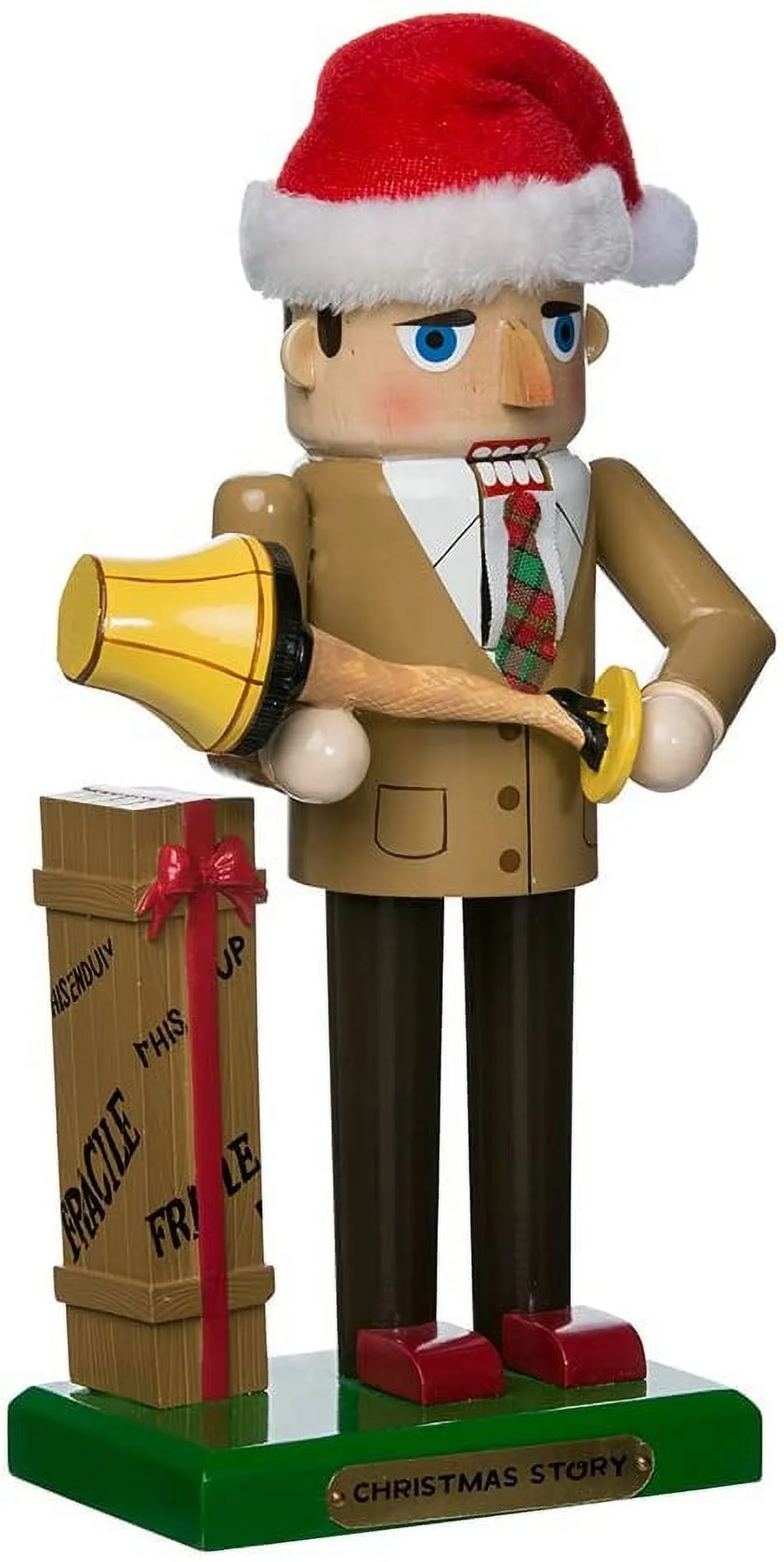 Kurt Adler 11-Inch A Christmas Story Mr. Parker with Leg Lamp Nutcracker