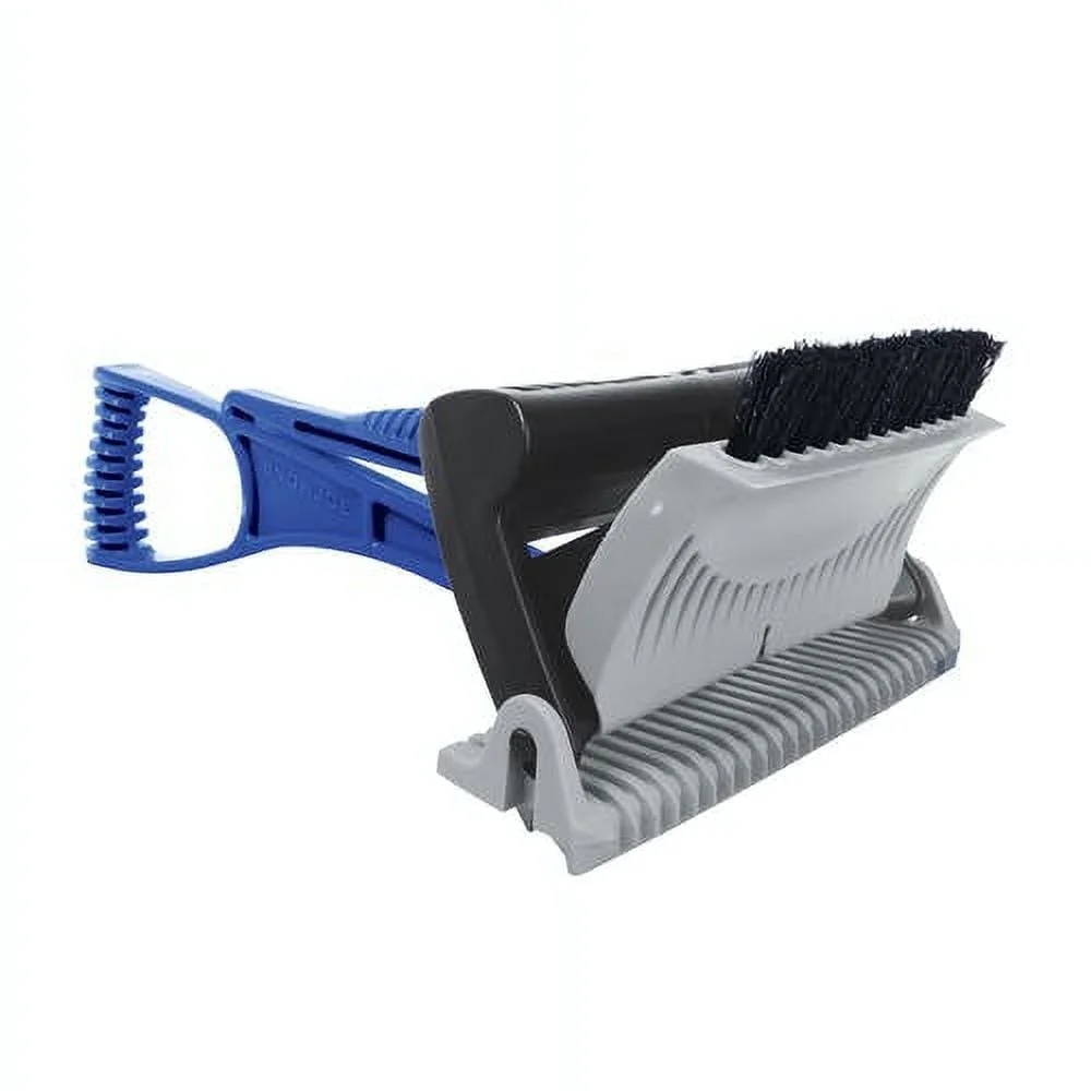 Snow Joe IceDozer Ice & Snow Scraper, Ice Breaking Teeth, Bristle Brush Attachment