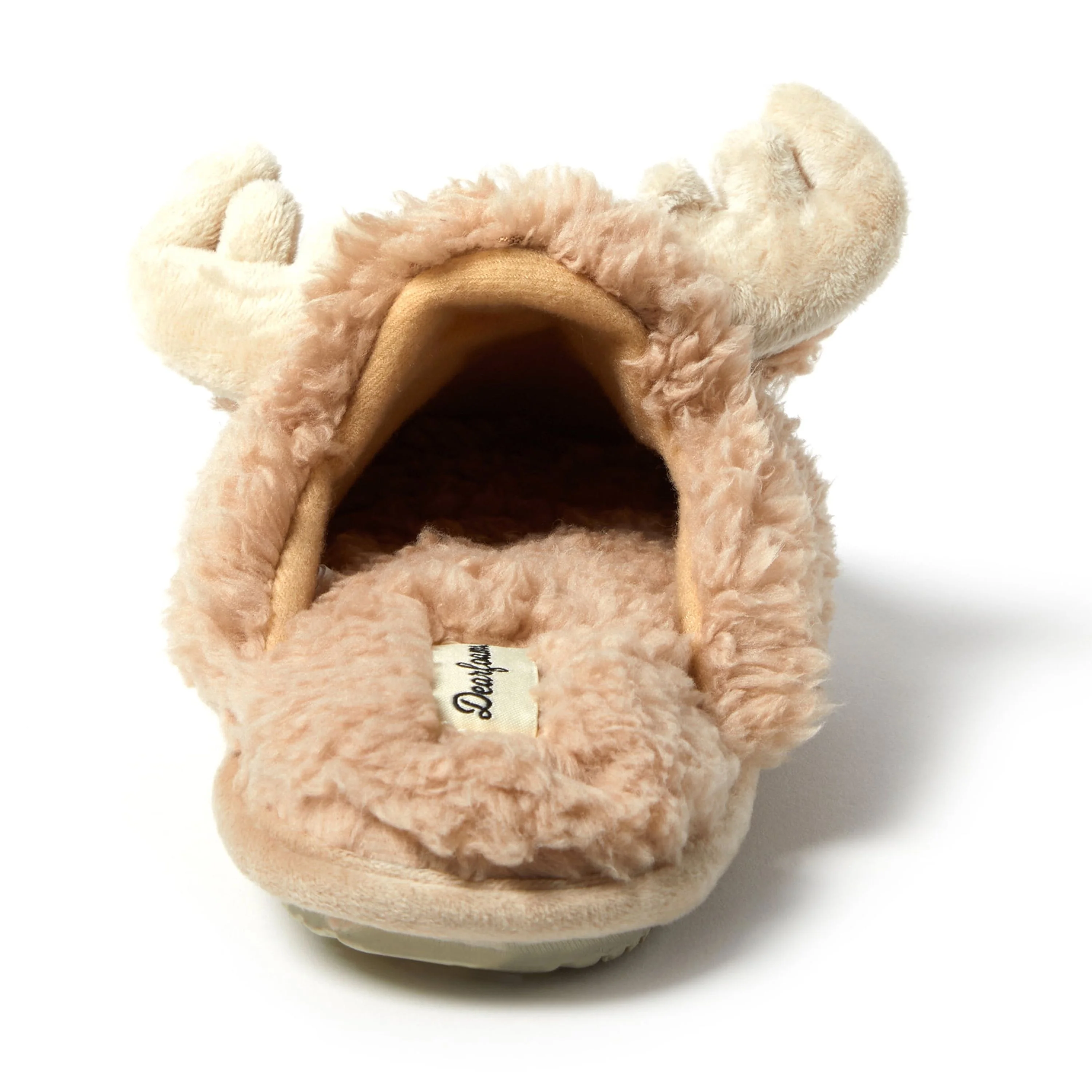 Dearfoams Women's Shay Reindeer Scuff Slipper