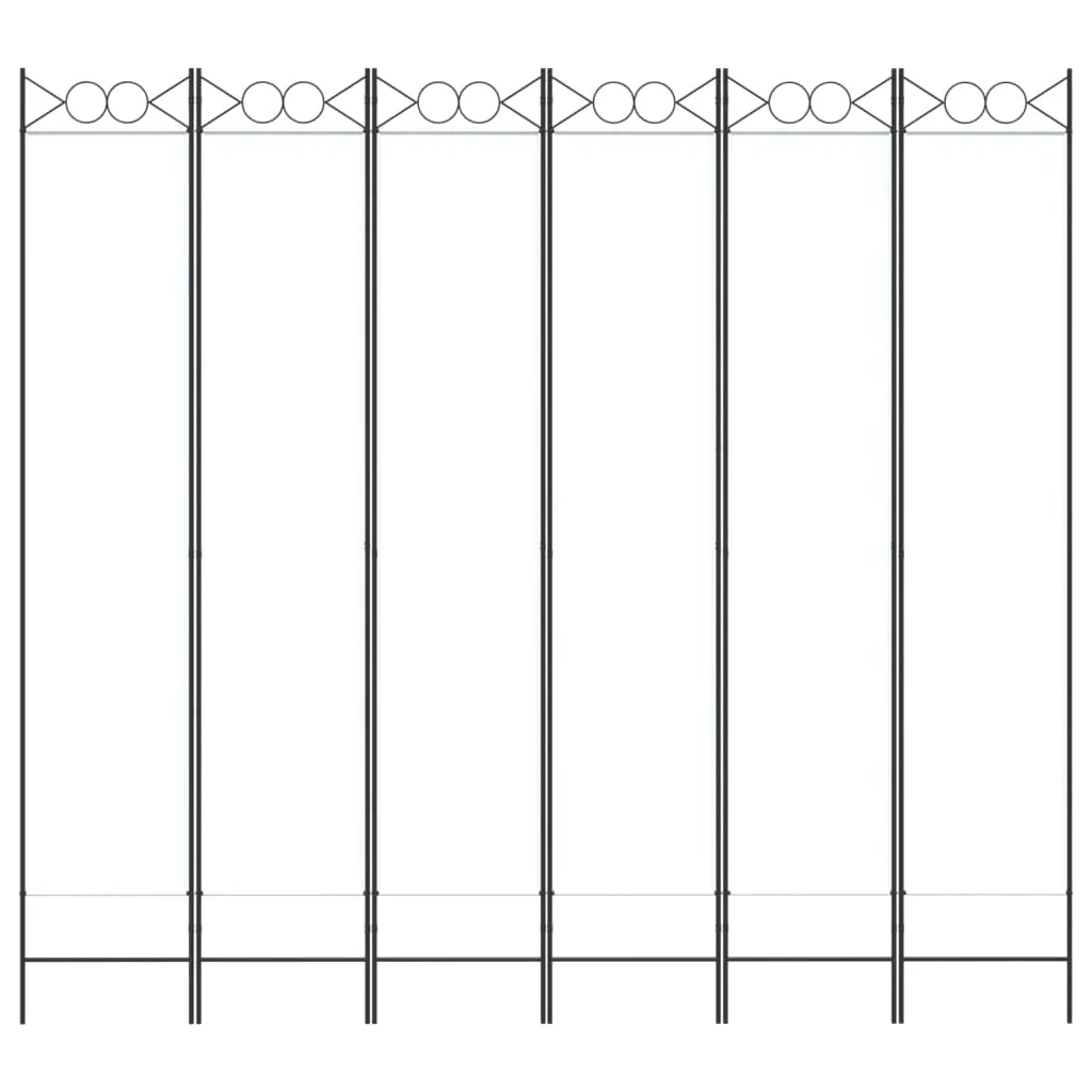 Anself 6-Panel Room Divider White 94.5