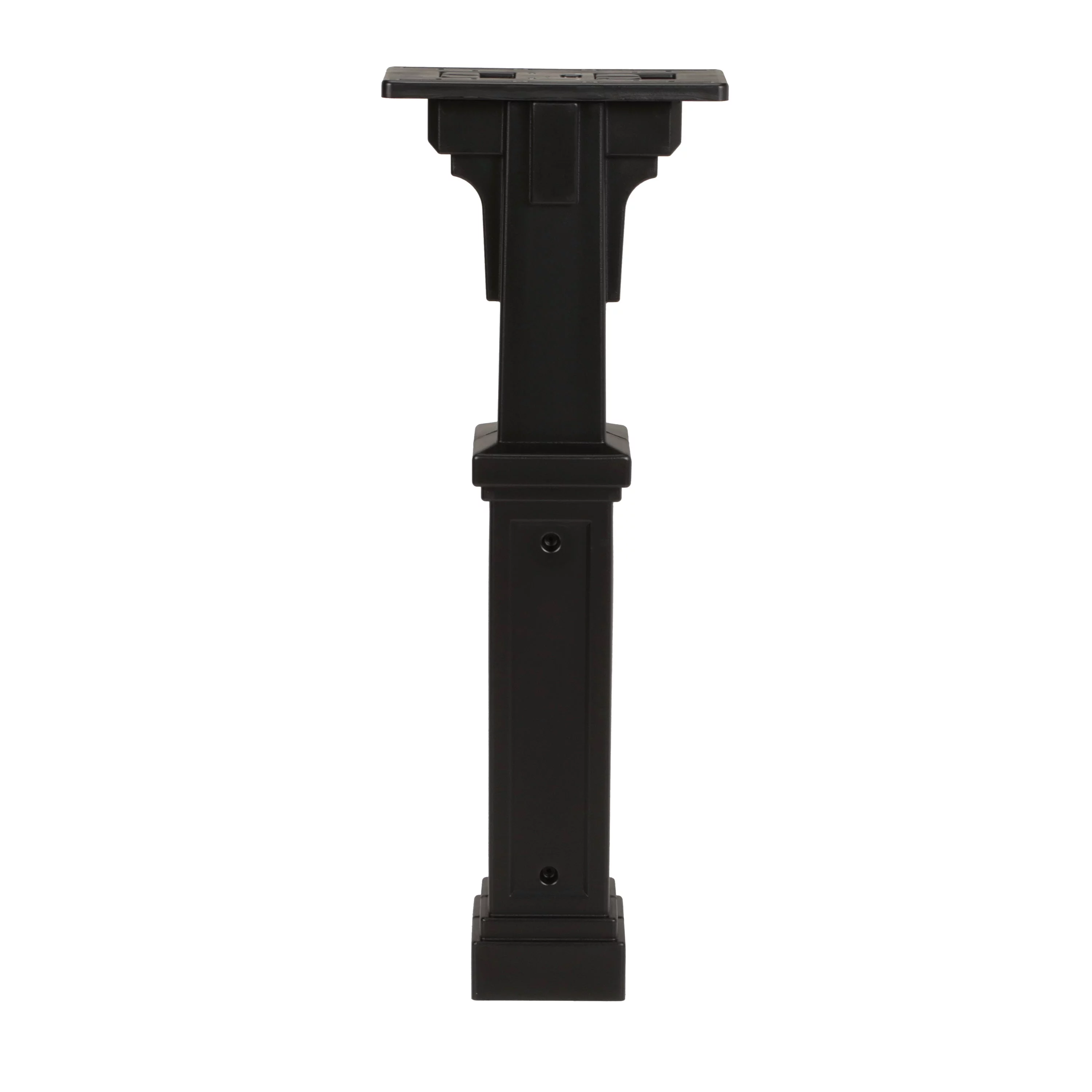 Grand Haven Plastic Mailbox Post, Black, GHP40B01