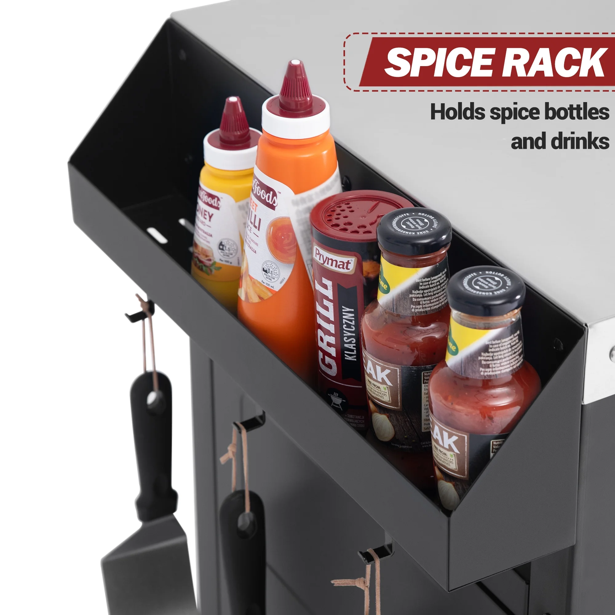 Royal Gourmet PC3403S Movable Kitchen Island Cart
