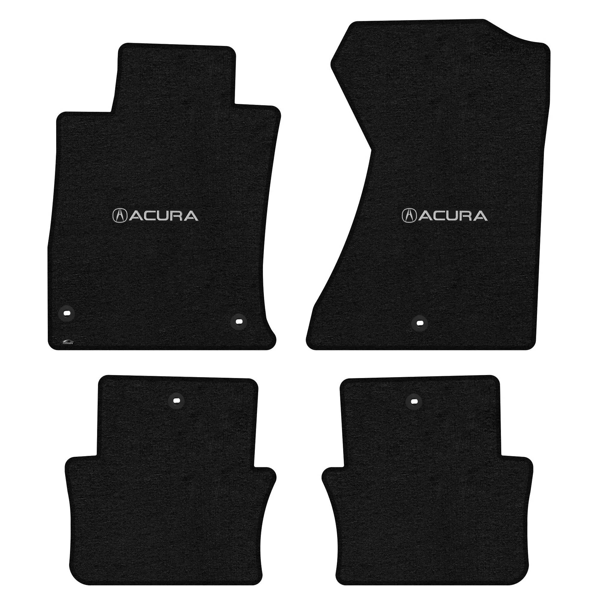 Lloyd Mats Custom Fit Floor Mats for Acura TLX 2015-ON LogoMat 4Pc Set Charcoal (AWD)