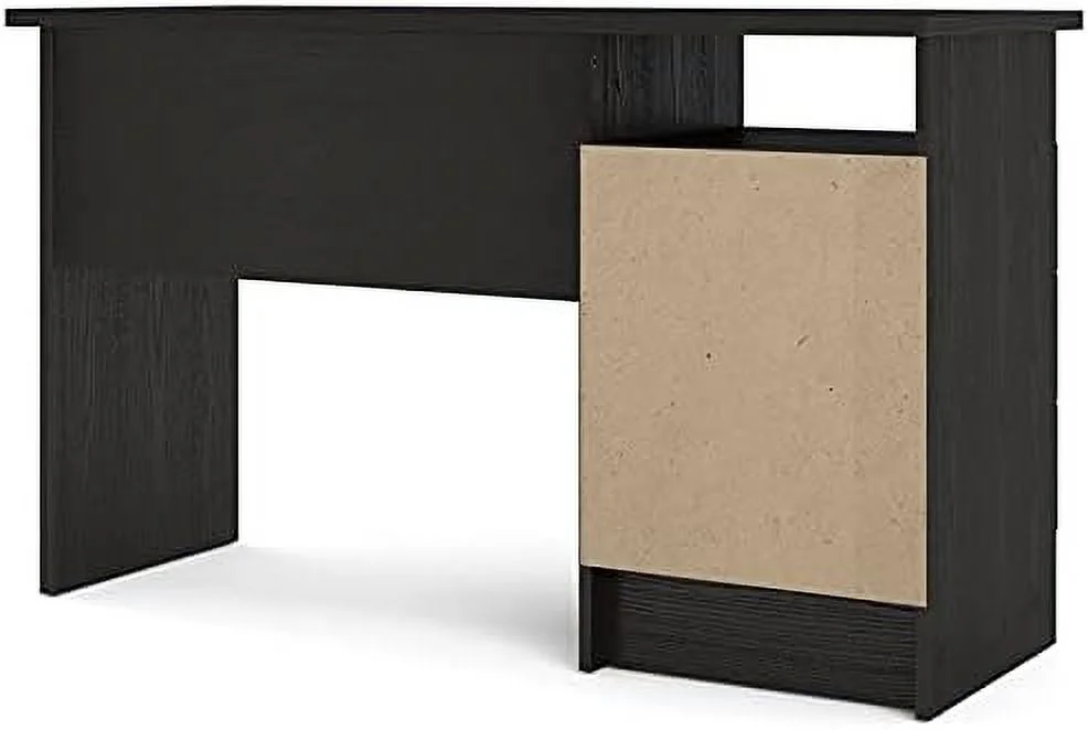 CKPFVY   Black Woodgrain Whitman Desk with 3 Drawers