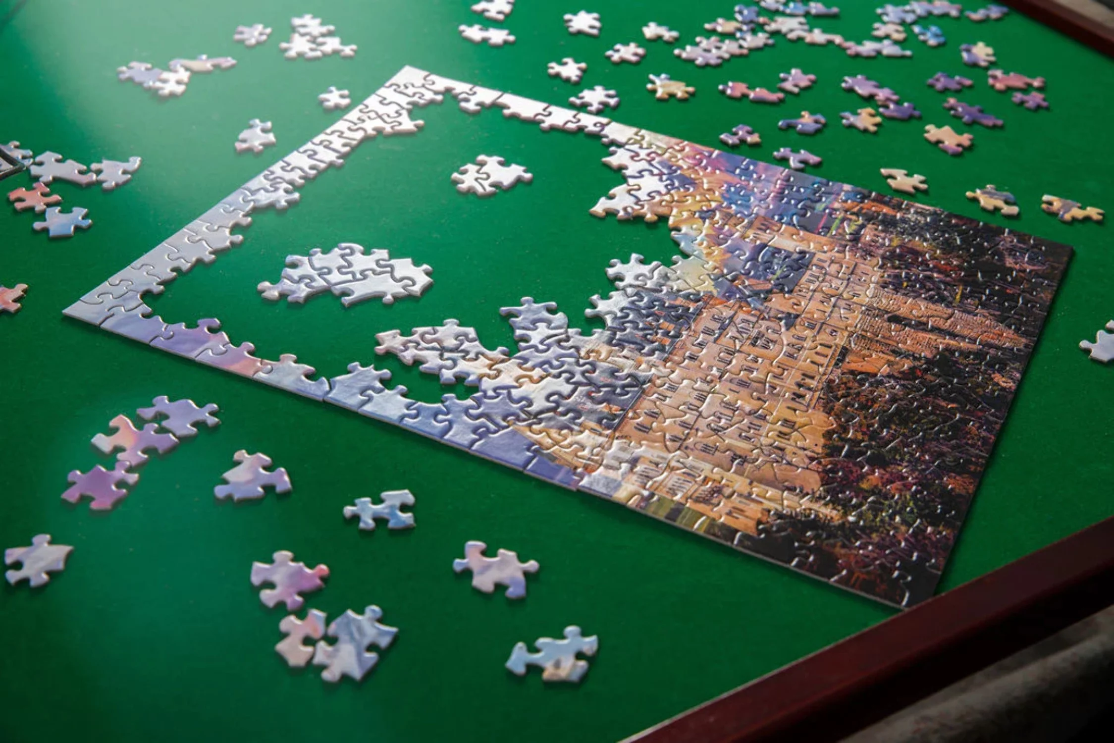 Jigsaw Puzzle Spinner Table 34