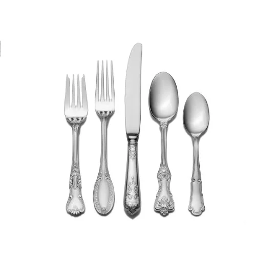 Wallace 5084512 Hotel 20-Piece 18/10 Stainless Steel Flatware Set, Service for 4