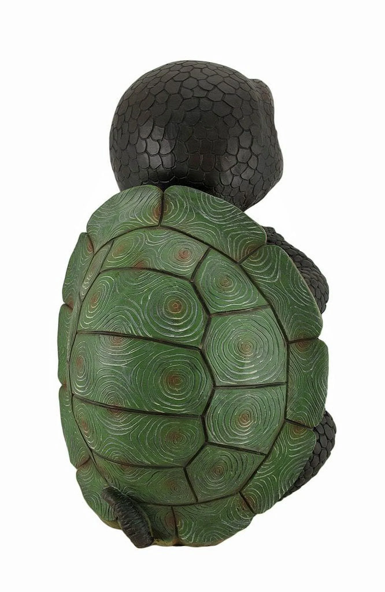 Zeckos Twilight Turtle Garden Statue and Solar LED Lantern