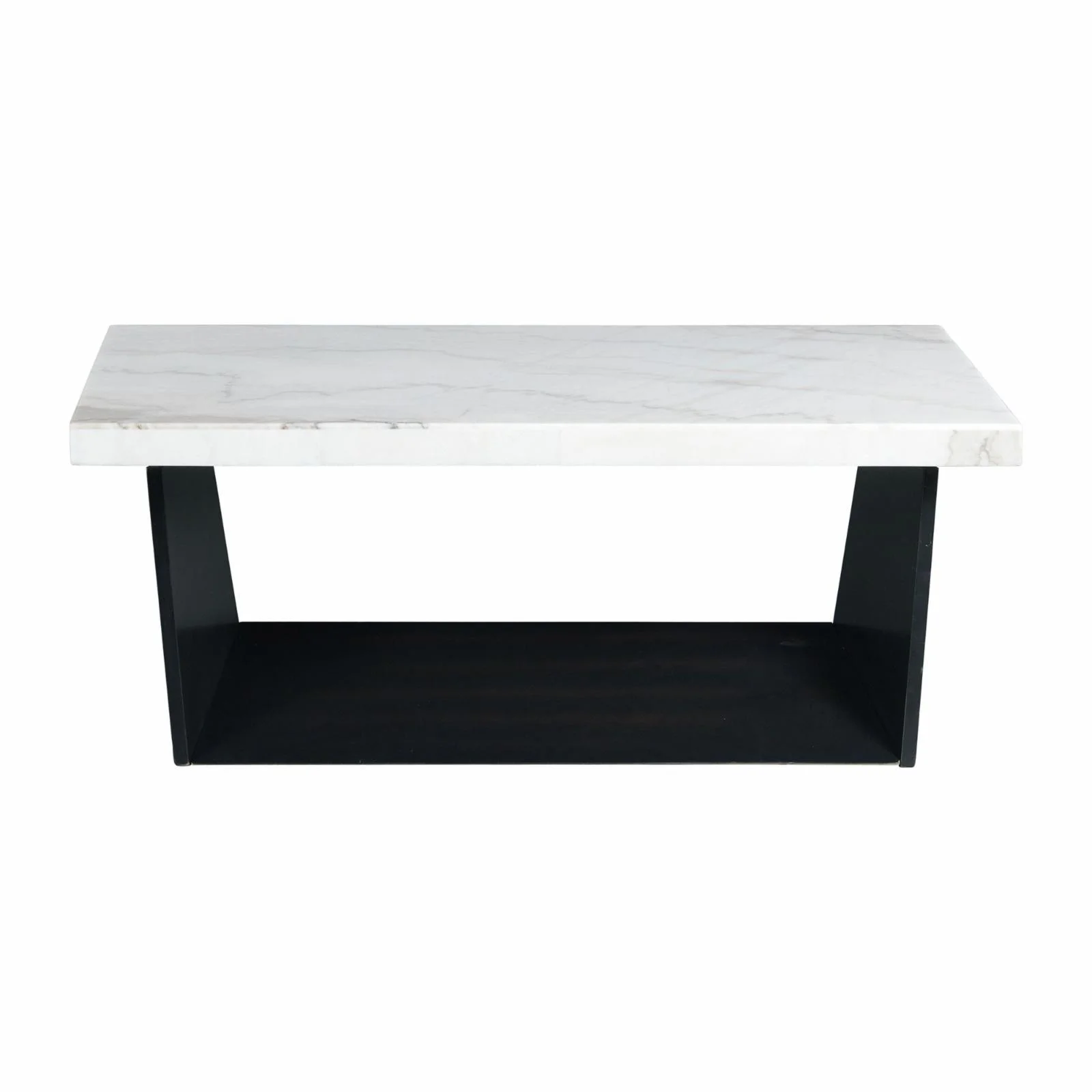Picket House Furnishings Tobias Coffee Table with White Marble Top