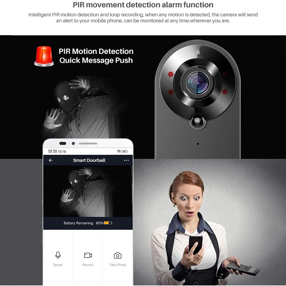 Video doorbell,App 1080p Wifi Video 1080p 2-way Human Cloud Chime App Doorbell Camera Audio Cloud Audio 5m With Chime Cloud Ipx6 App Waterproof Cloud Doorbell -way Audio 1080p -way Doorbell