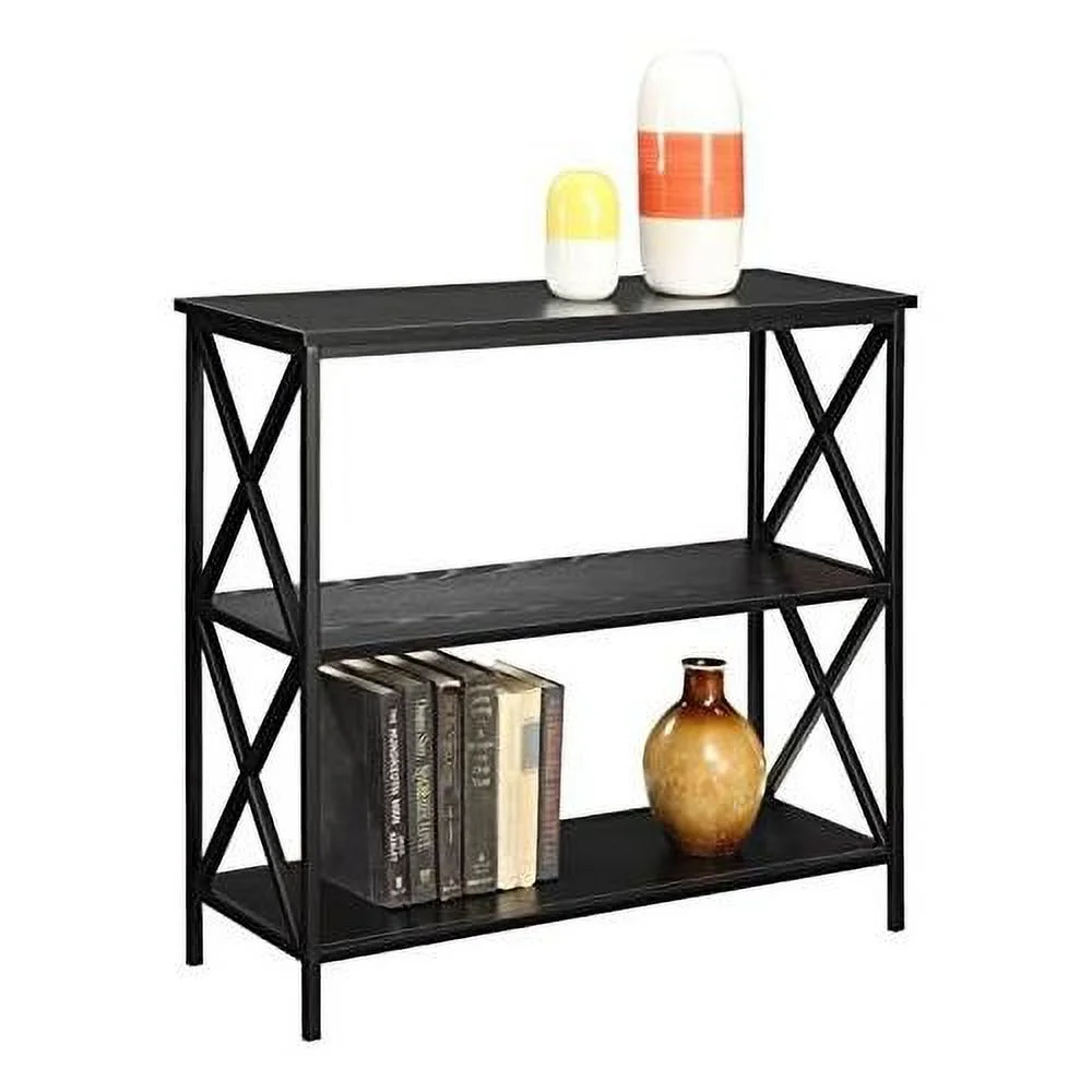 2 Shelf Bookcase In Black