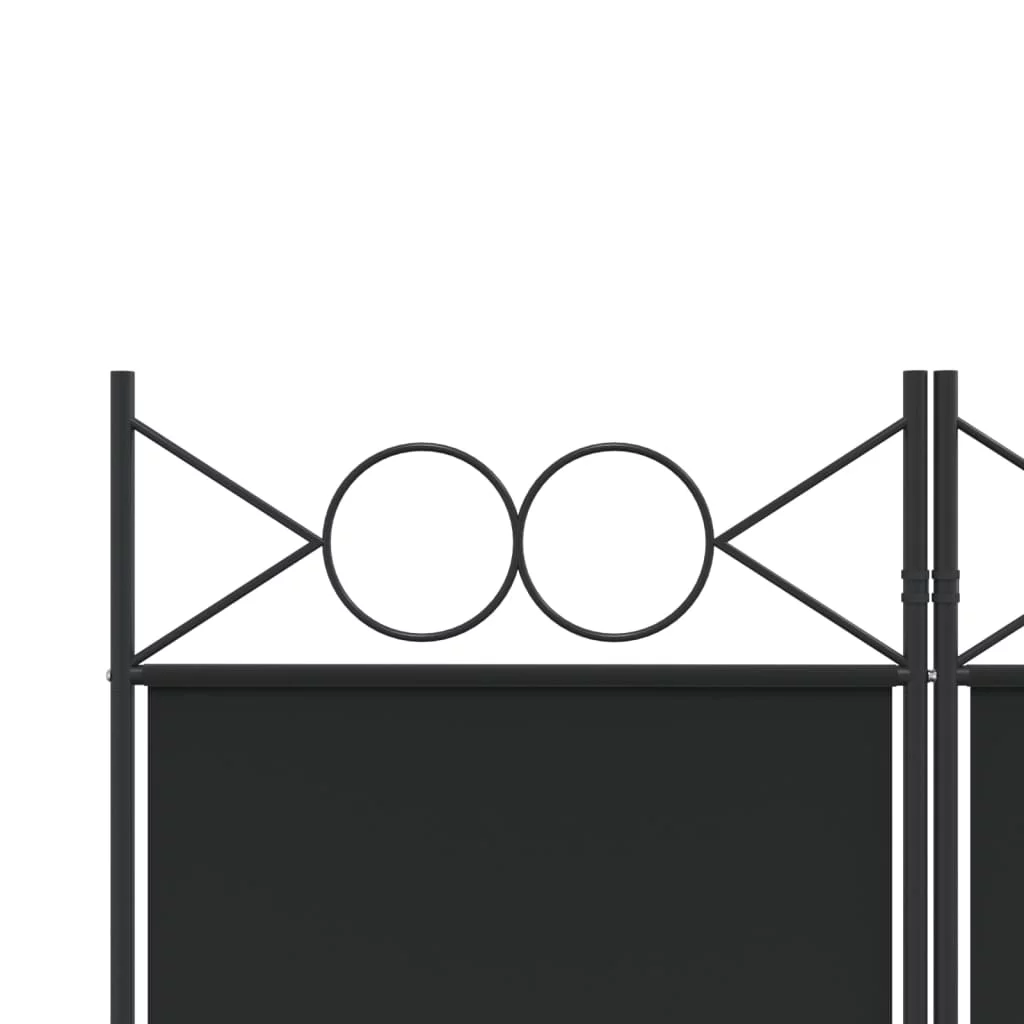 Anself 6-Panel Room Divider Black 94.5