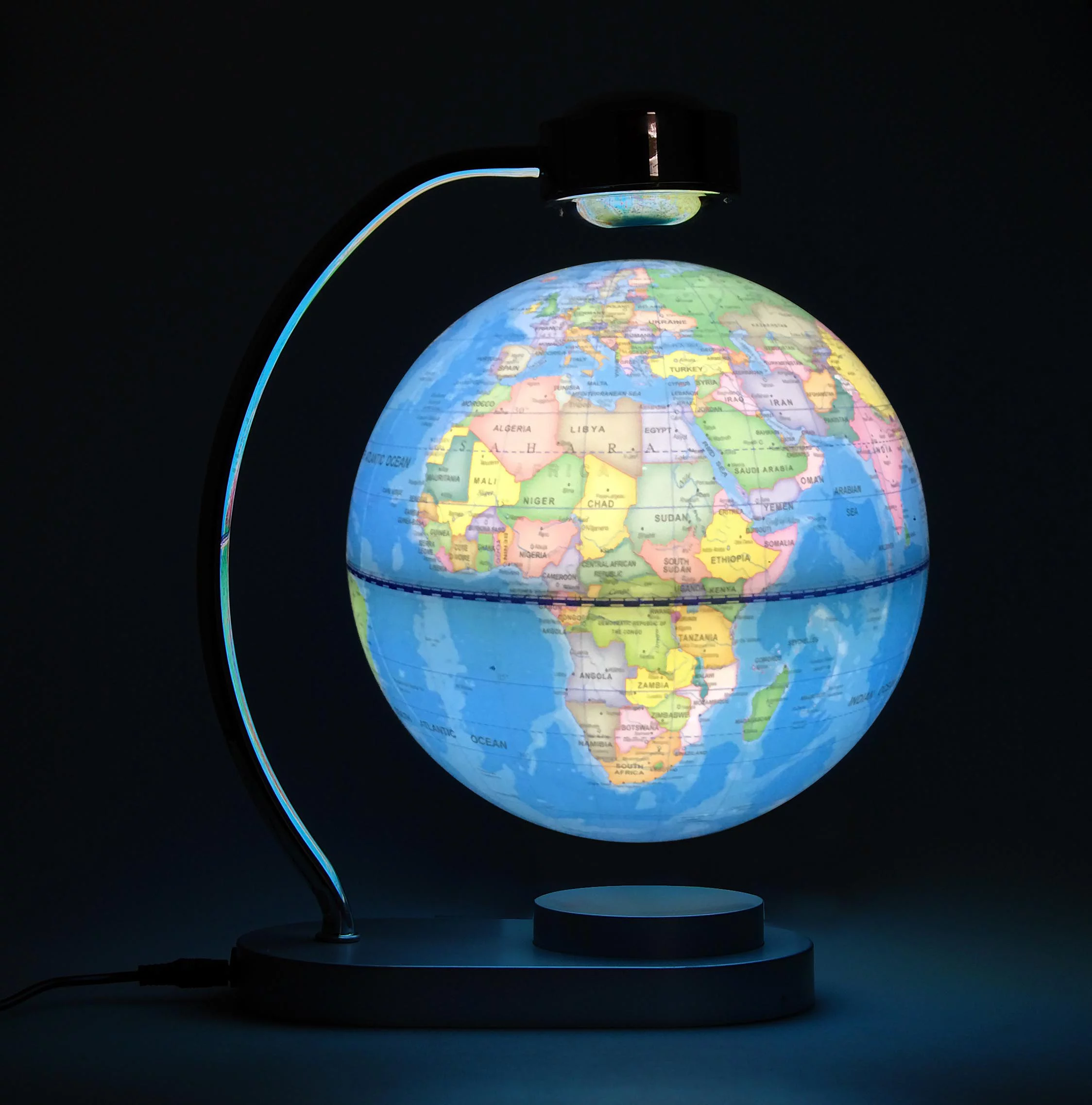 Levitating Illuminated Globe