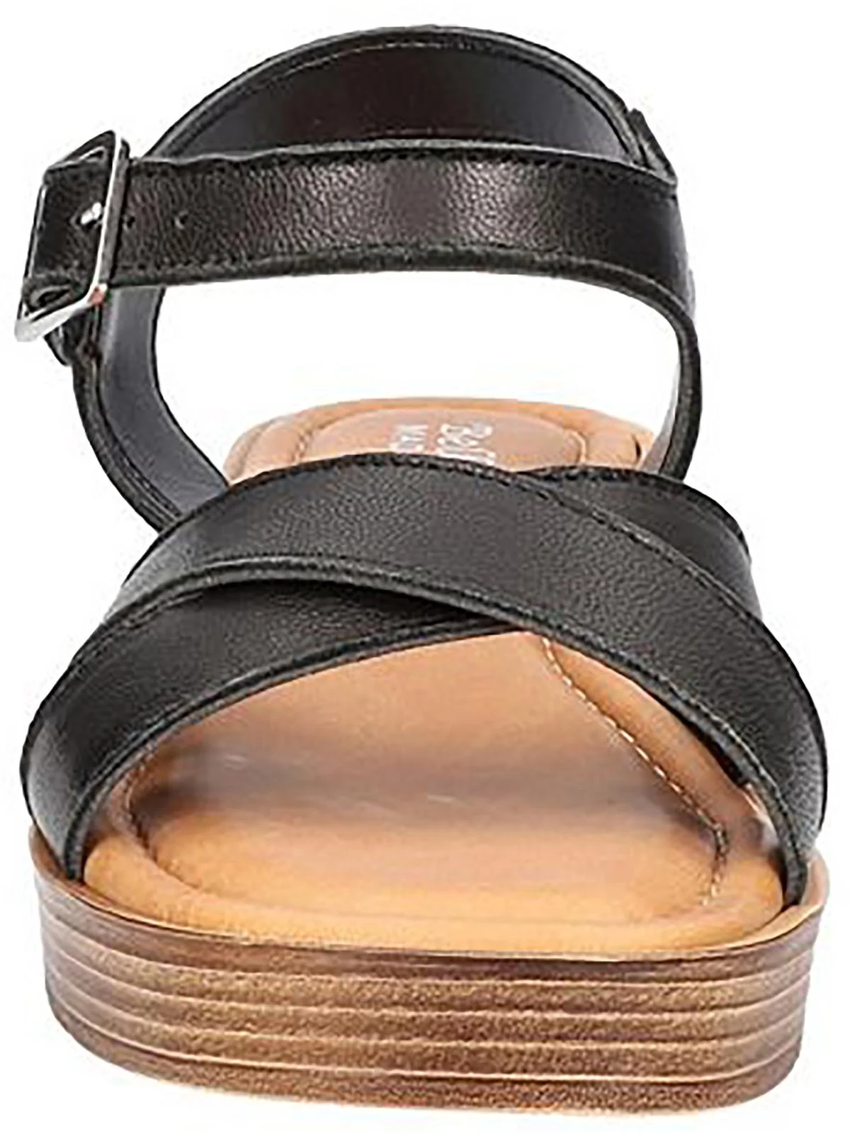 Bella Vita Womens Car-Italy Leather Ankle Strap Wedge Sandals
