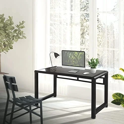 JYHOME TY ARTS & CULTURE 55'' Z Shape Computer Desk Tempered Glass Table Modern Office Desk Gaming Desk Study Writing Desk Workstation for Home Office USB Accessory Attribute