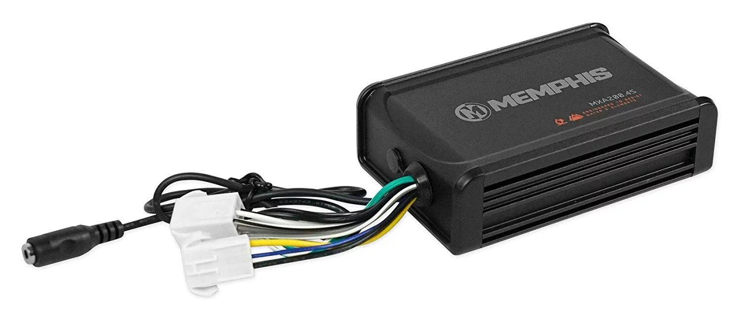 Memphis Audio 4 Channel Marine Amplifier 200W Water Resistant Xtreme MXA200.4S