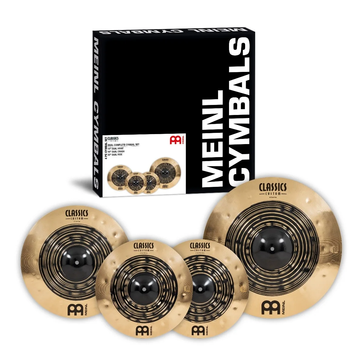 Meinl Cymbals  Classics Custom Dual Complete Cymbal Set