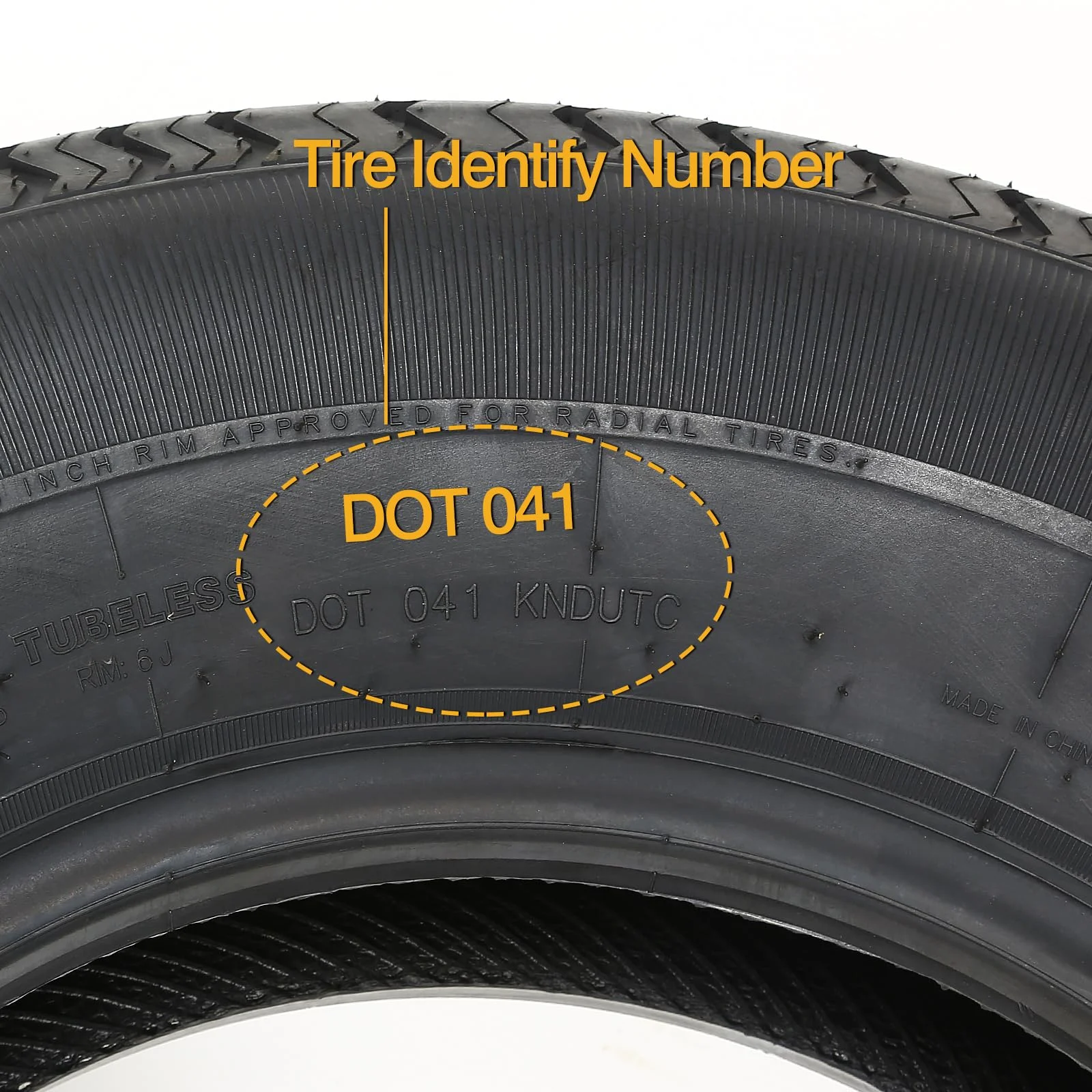 Durun 1 Pack ST225/75R15 Radial Tire with 15