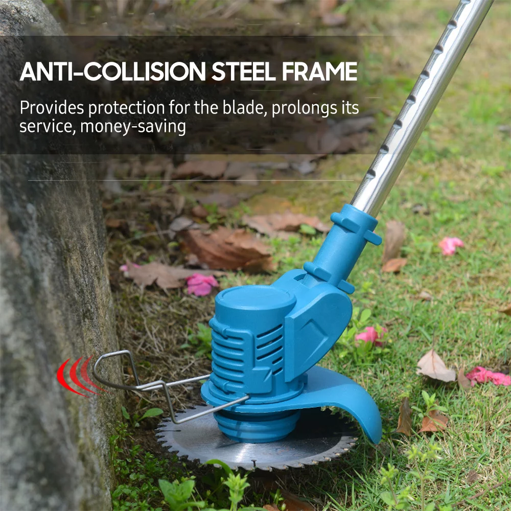 CACAGOO Electric Weed Eater Wacker, Cordless Electric Grass Trimmer, Grass String Trimmer, Weed Lawn Edger Eater for Garden and Yard