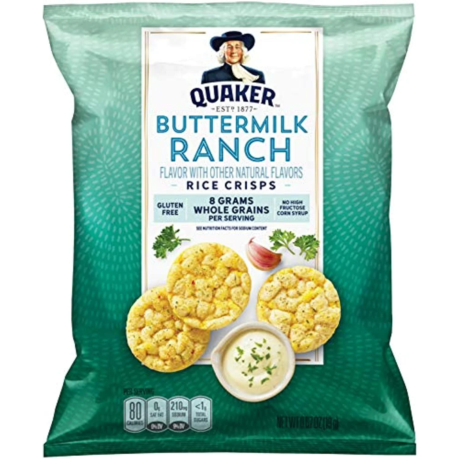 Quaker Rice Crisps, Gluten Free, 3 Flavor, Single Serve, 0.67 (Pack Of 30), Savory Variety Pack, 20.1 Oz