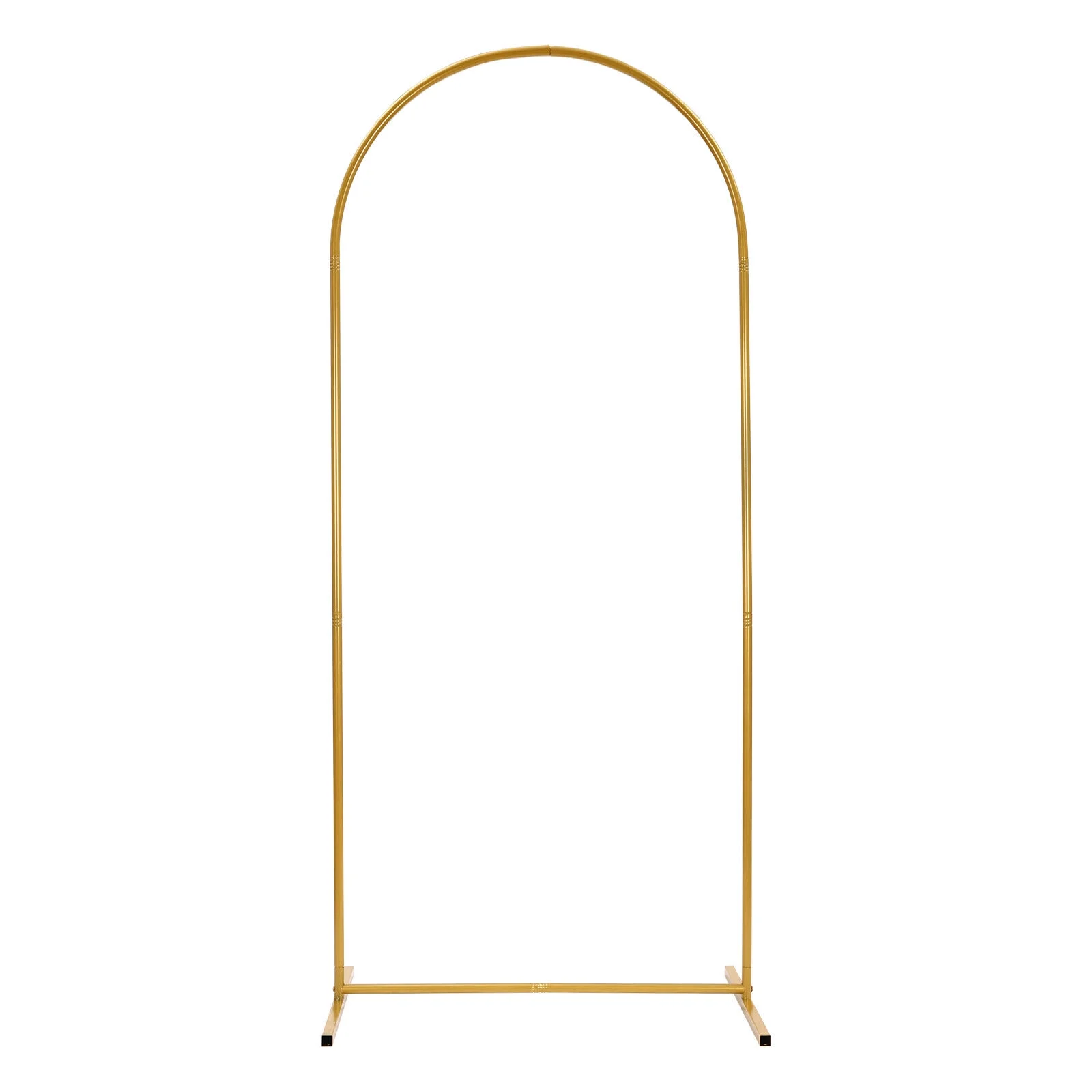 Wedding Arch Backdrop Stand 6ft Gold White Metal Arch Backdrop Stand 180*80 cm