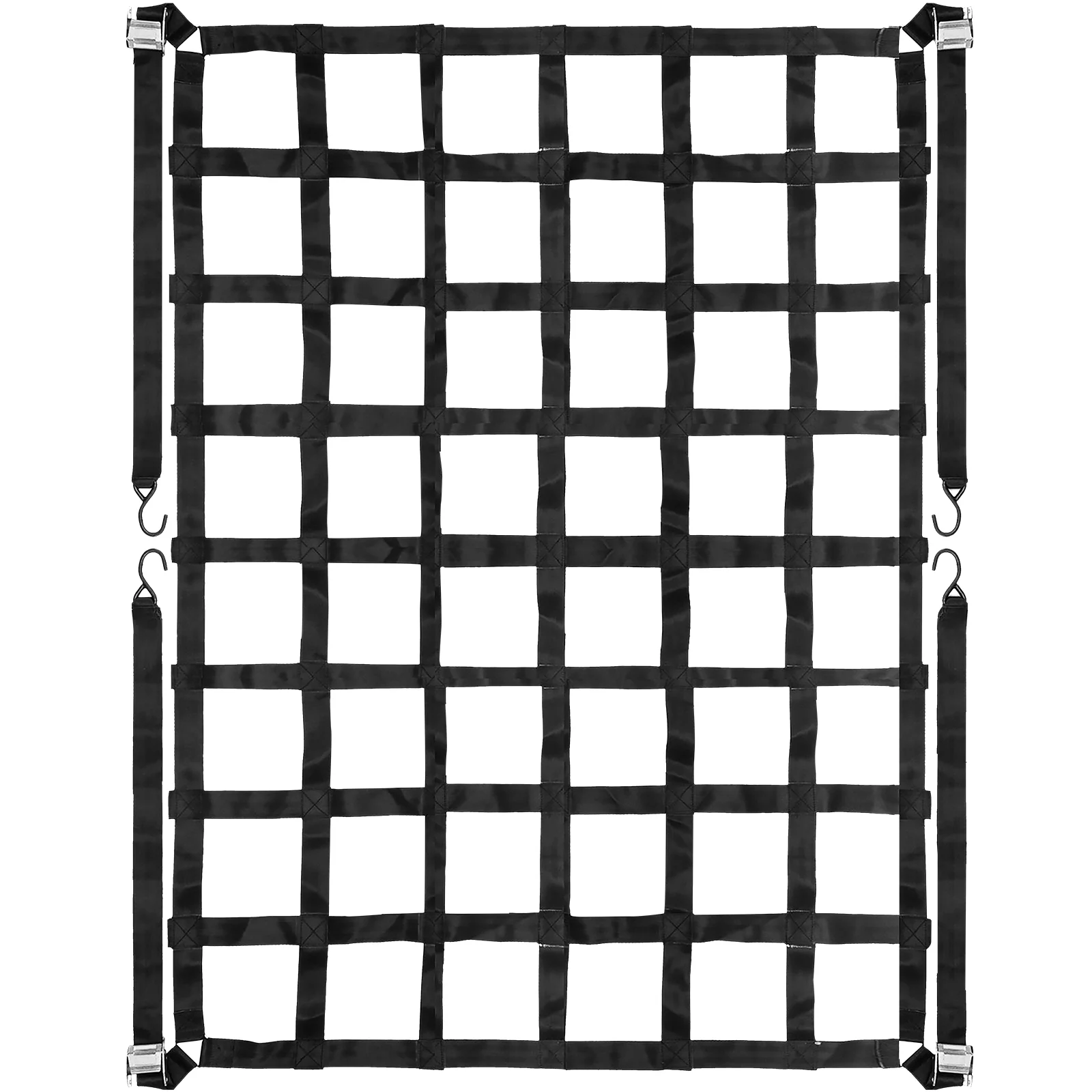 BENTISM 3.5'x 4.1' Cargo Net with S-Hooks, Truck Bed Cargo Net Heavy Duty Cargo Nets Capacity 1100LBS for Pickup Trucks (42