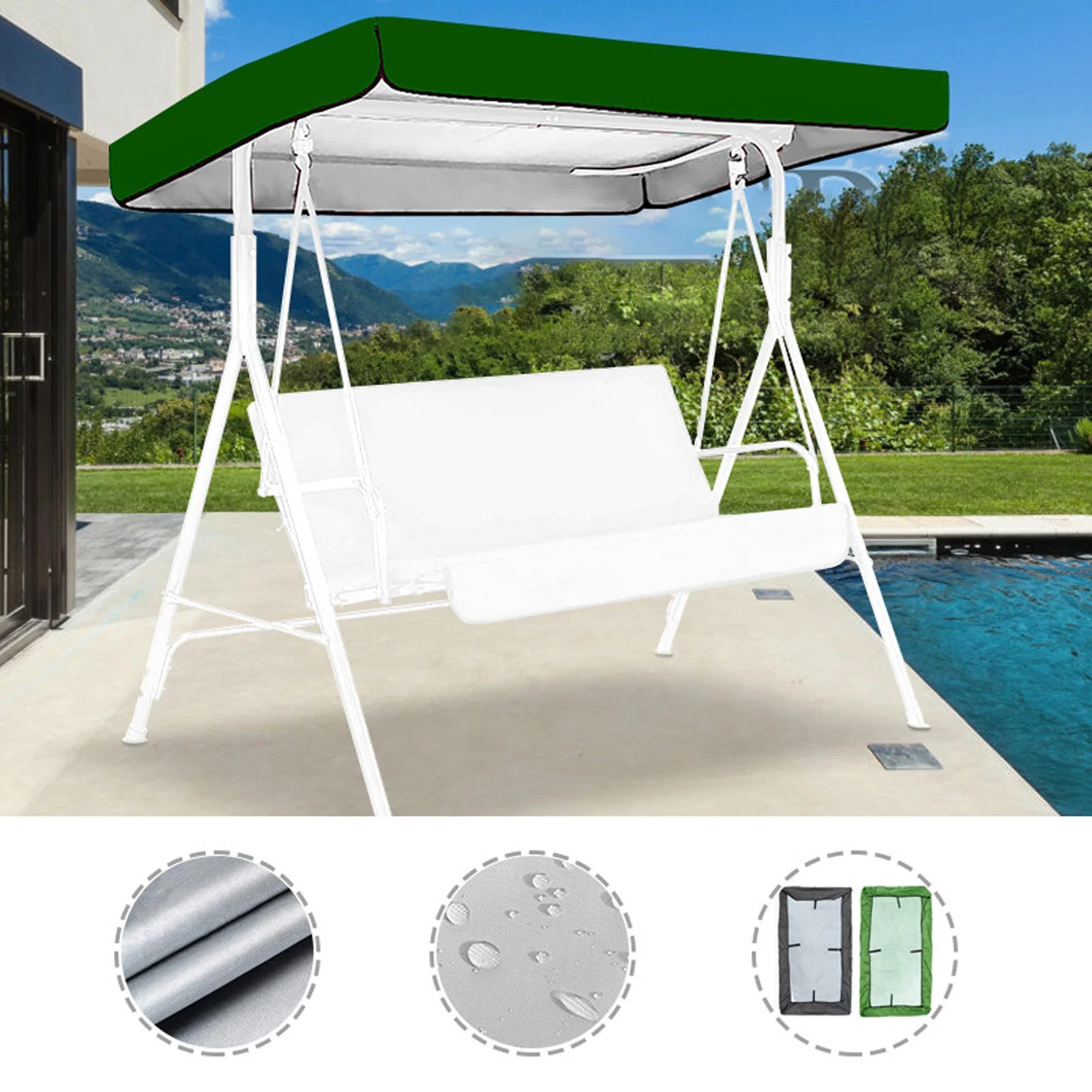 Goldmeet Swing Canopy Replacement, 75