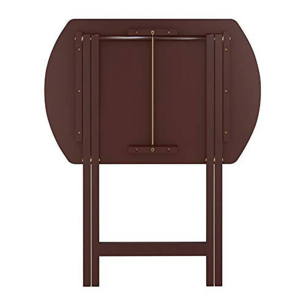 Winsome 94594 5pc TV Table 4 Oblong Tables with Stand-Walnut